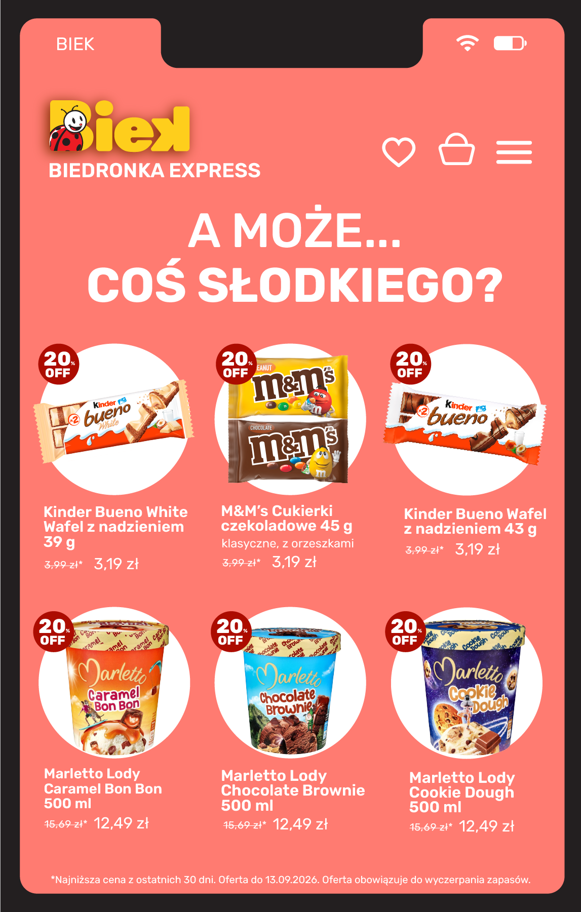 biedronka - Aktuální Biedronka - Biek leták platný od pátku 11.09.2026 do neděle 13.09.2026 - page: 12