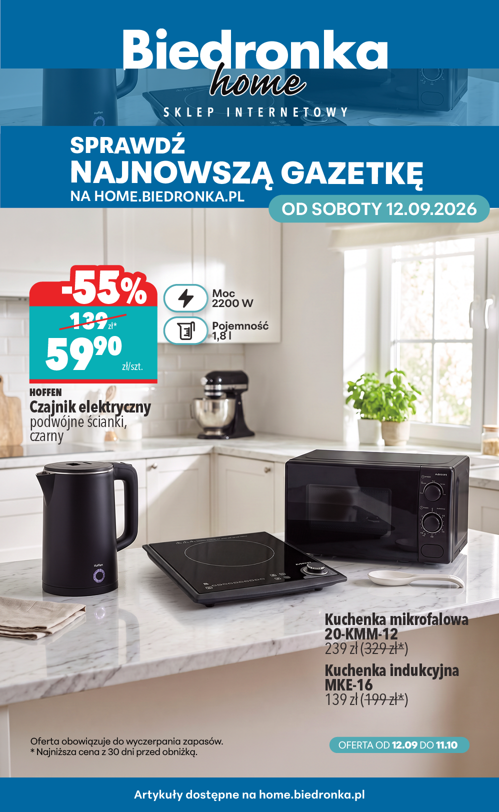biedronka - Aktuální Biedronka - Home leták platný od soboty 12.09.2026 do neděle 11.10.2026