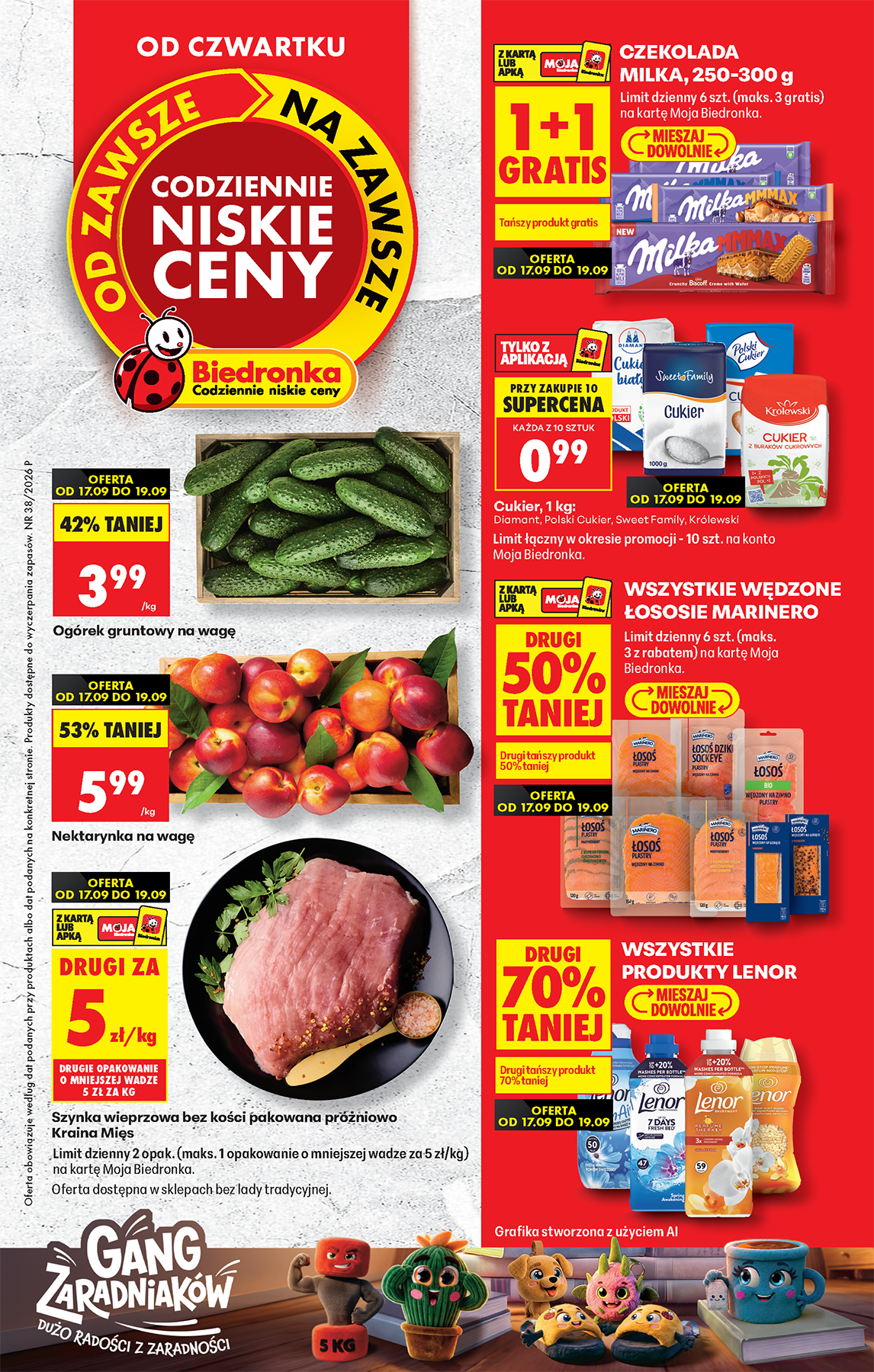 biedronka - Aktuální Biedronka - Od czwartku do soboty leták platný od čtvrtka 17.09.2026 do soboty 19.09.2026