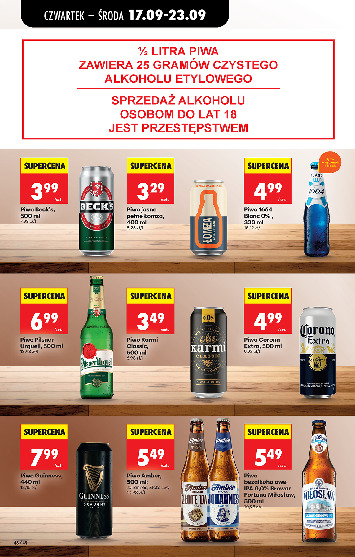 biedronka - Aktuální Biedronka - Od czwartku do soboty leták platný od čtvrtka 17.09.2026 do soboty 19.09.2026 - page: 68