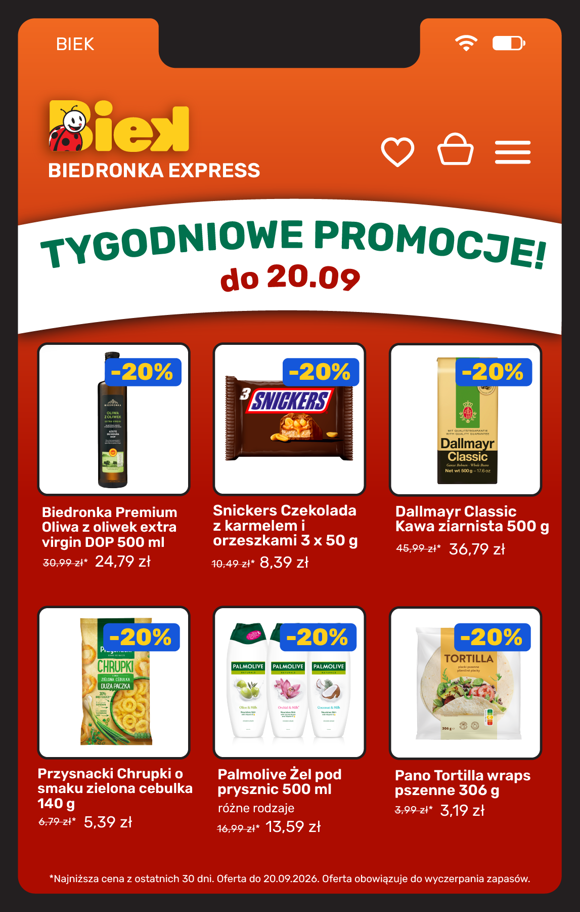biedronka - Aktuální Biedronka - Biek leták platný od pátku 18.09.2026 do neděle 20.09.2026 - page: 3
