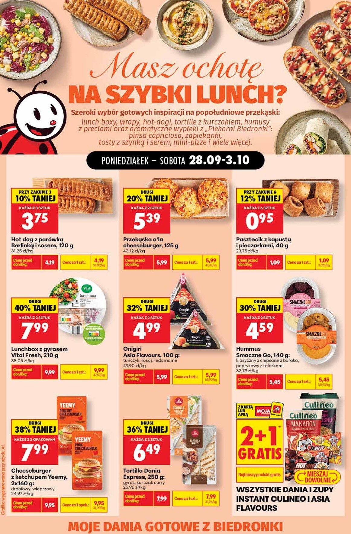 biedronka - Aktuální Biedronka - Pyszne dania leták platný od pondělí 28.09.2026 do soboty 03.10.2026 - page: 2