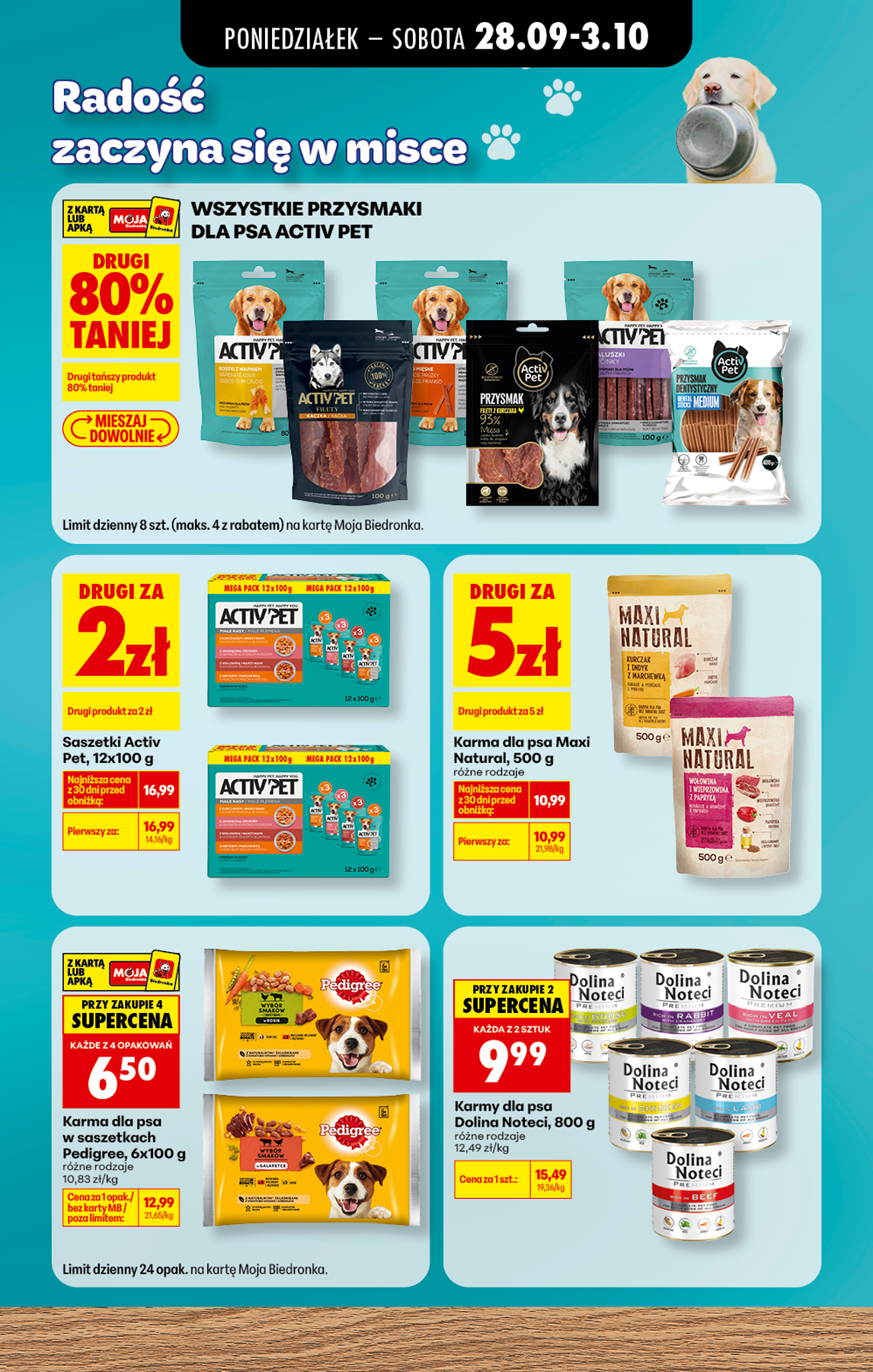 biedronka - Aktuální Biedronka - Petfood leták platný od pondělí 28.09.2026 do soboty 03.10.2026 - page: 2