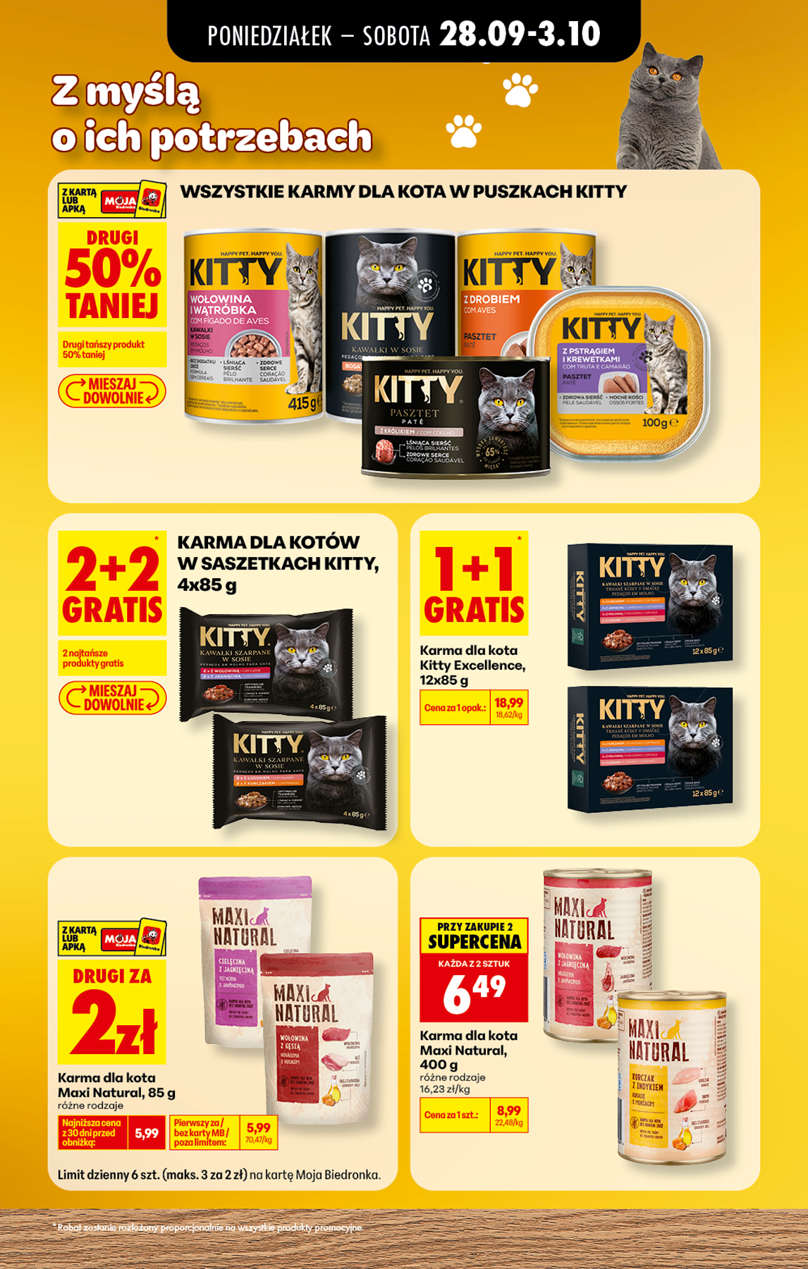 biedronka - Aktuální Biedronka - Petfood leták platný od pondělí 28.09.2026 do soboty 03.10.2026 - page: 4
