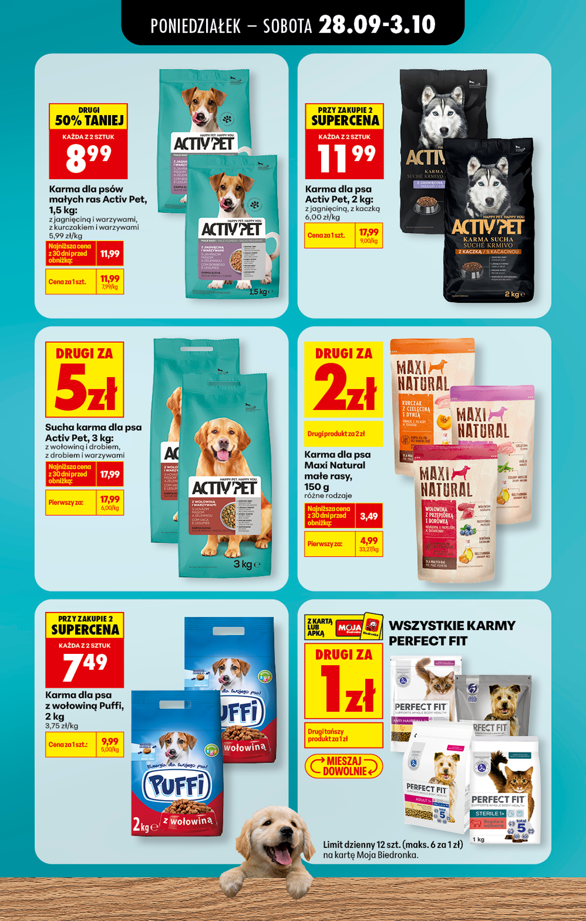 biedronka - Aktuální Biedronka - Petfood leták platný od pondělí 28.09.2026 do soboty 03.10.2026 - page: 3