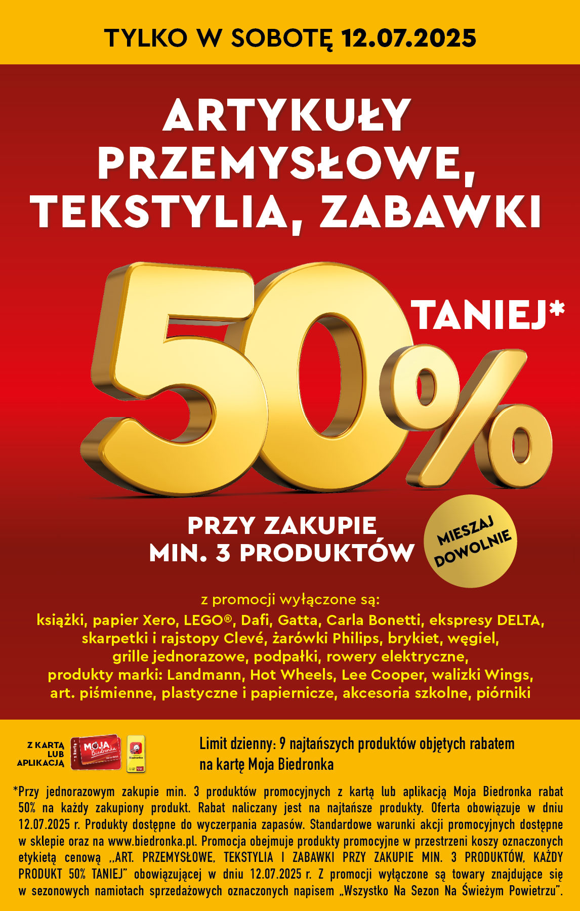 biedronka - Leták Biedronka - Najtańsza sobota od 12.07. do 12.07. - page: 3