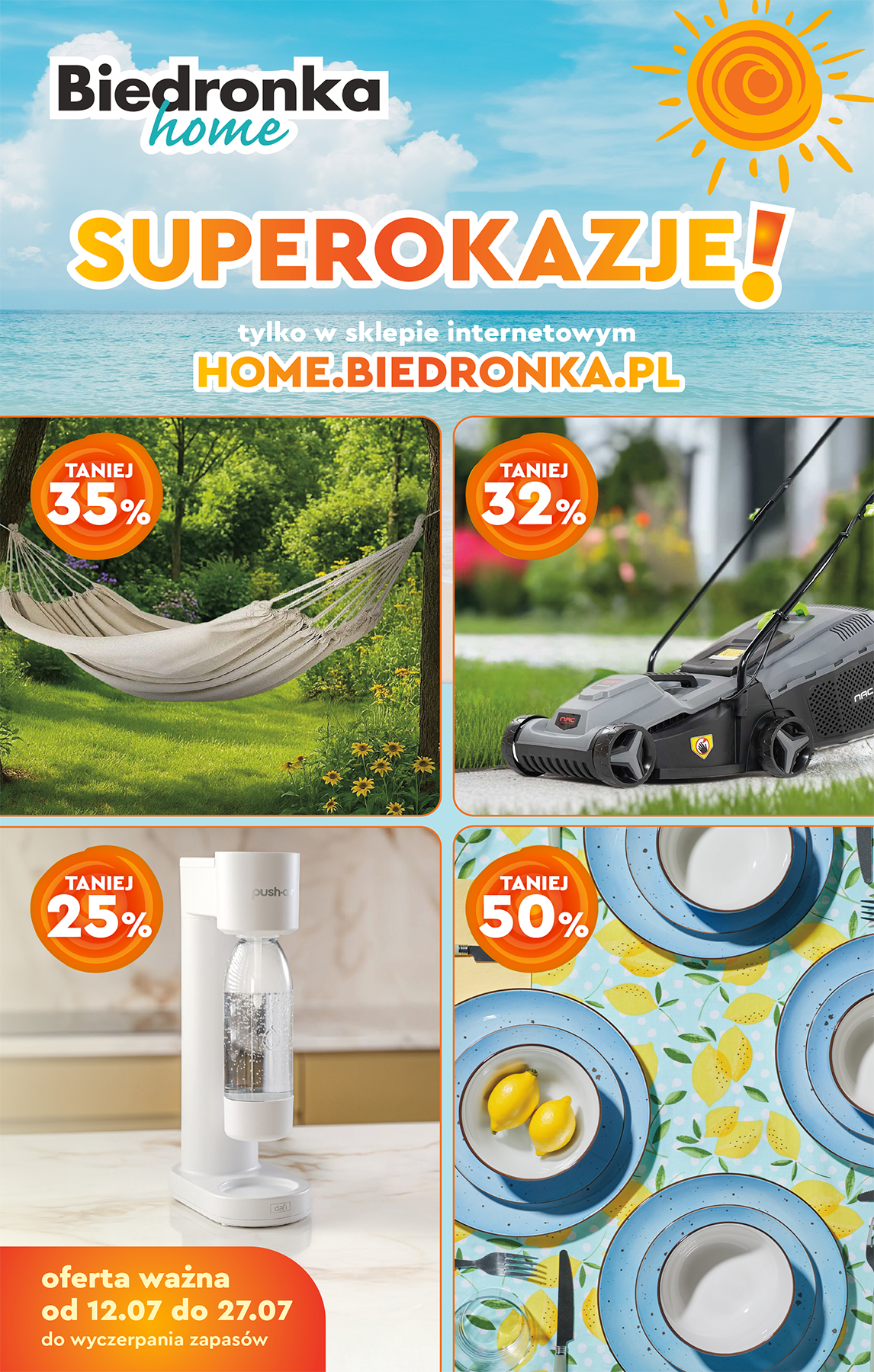 biedronka - Leták Biedronka - Home od 12.07. do 27.07.