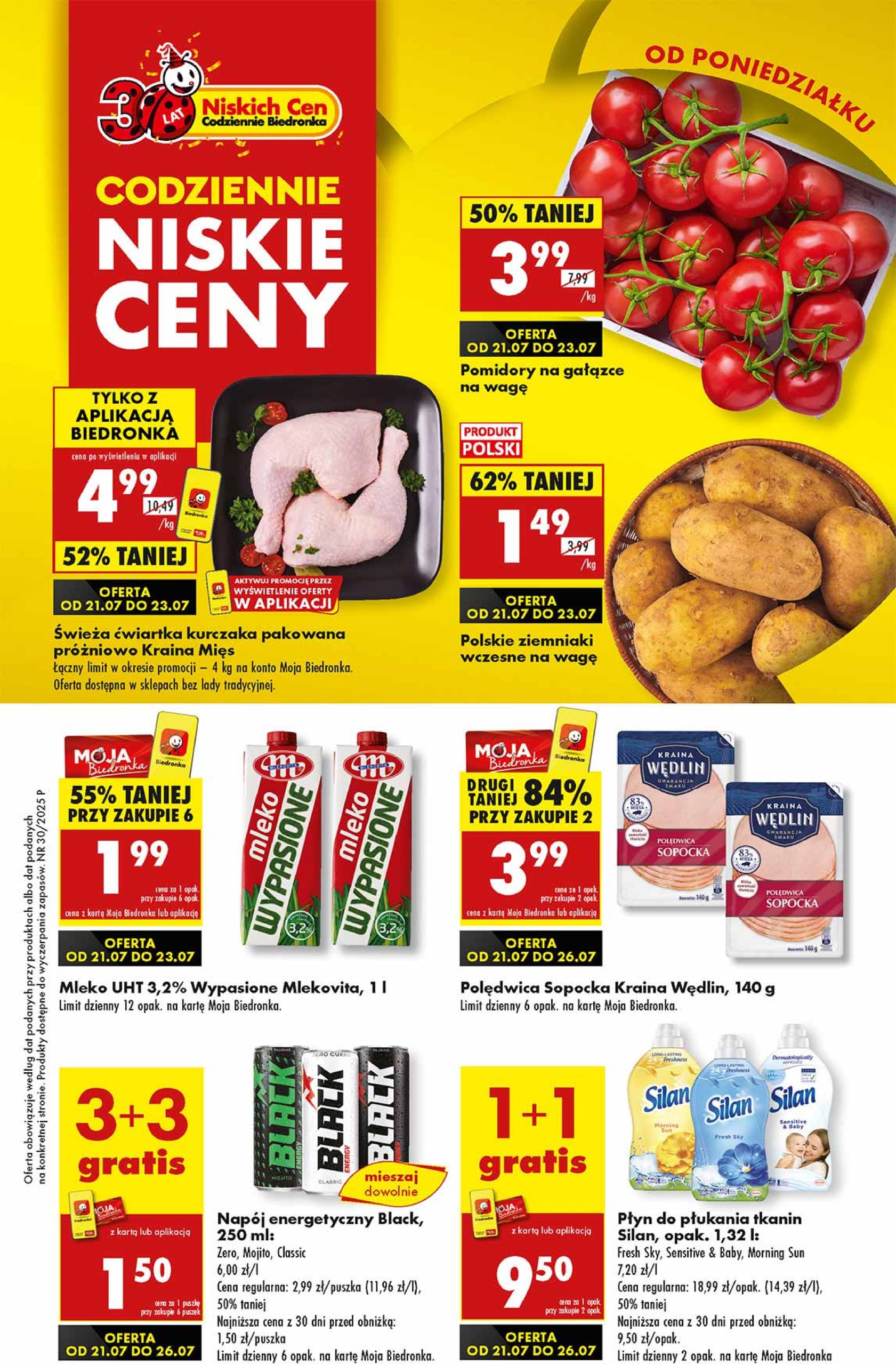 biedronka - Leták Biedronka od 21.07. do 26.07.