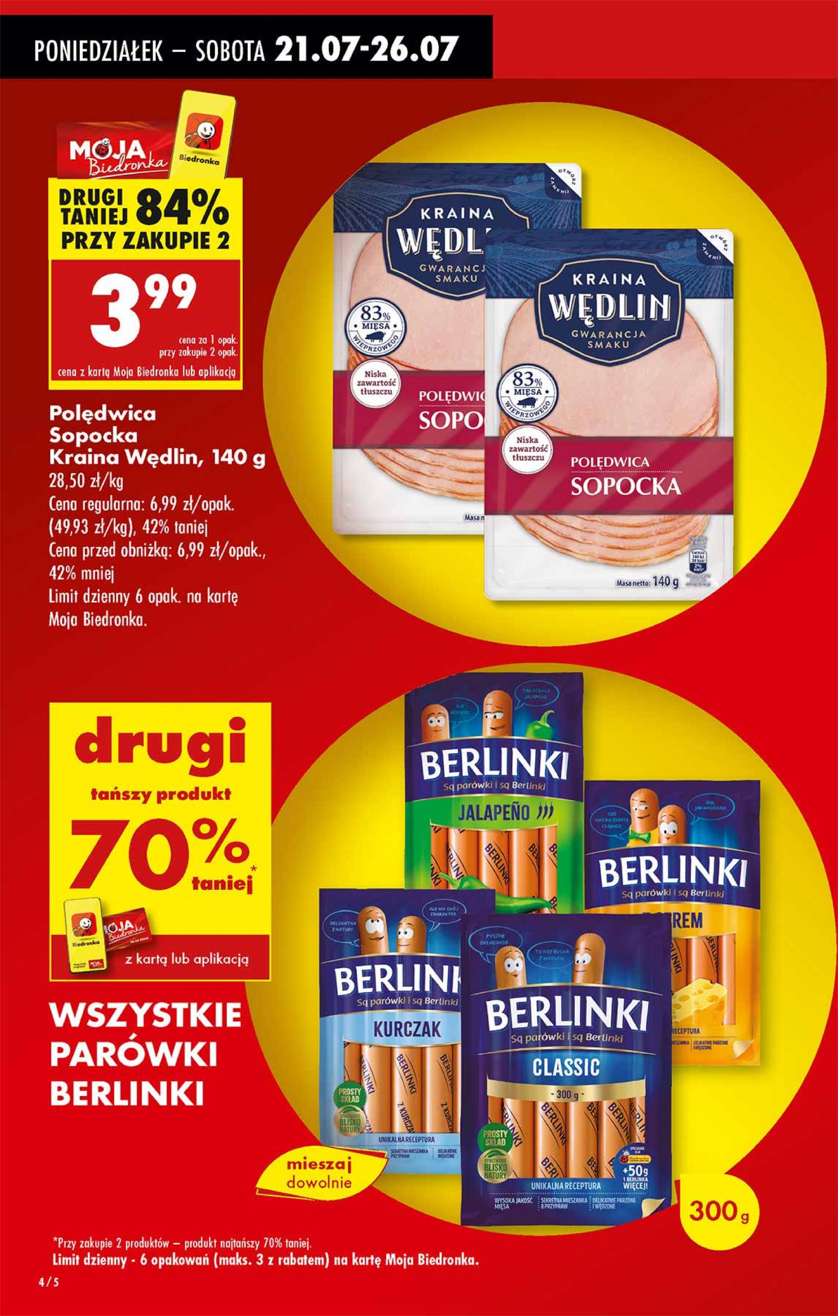 biedronka - Leták Biedronka od 21.07. do 26.07. - page: 4 biedronka - Leták Biedronka od 21.07. do 26.07. - page: 4