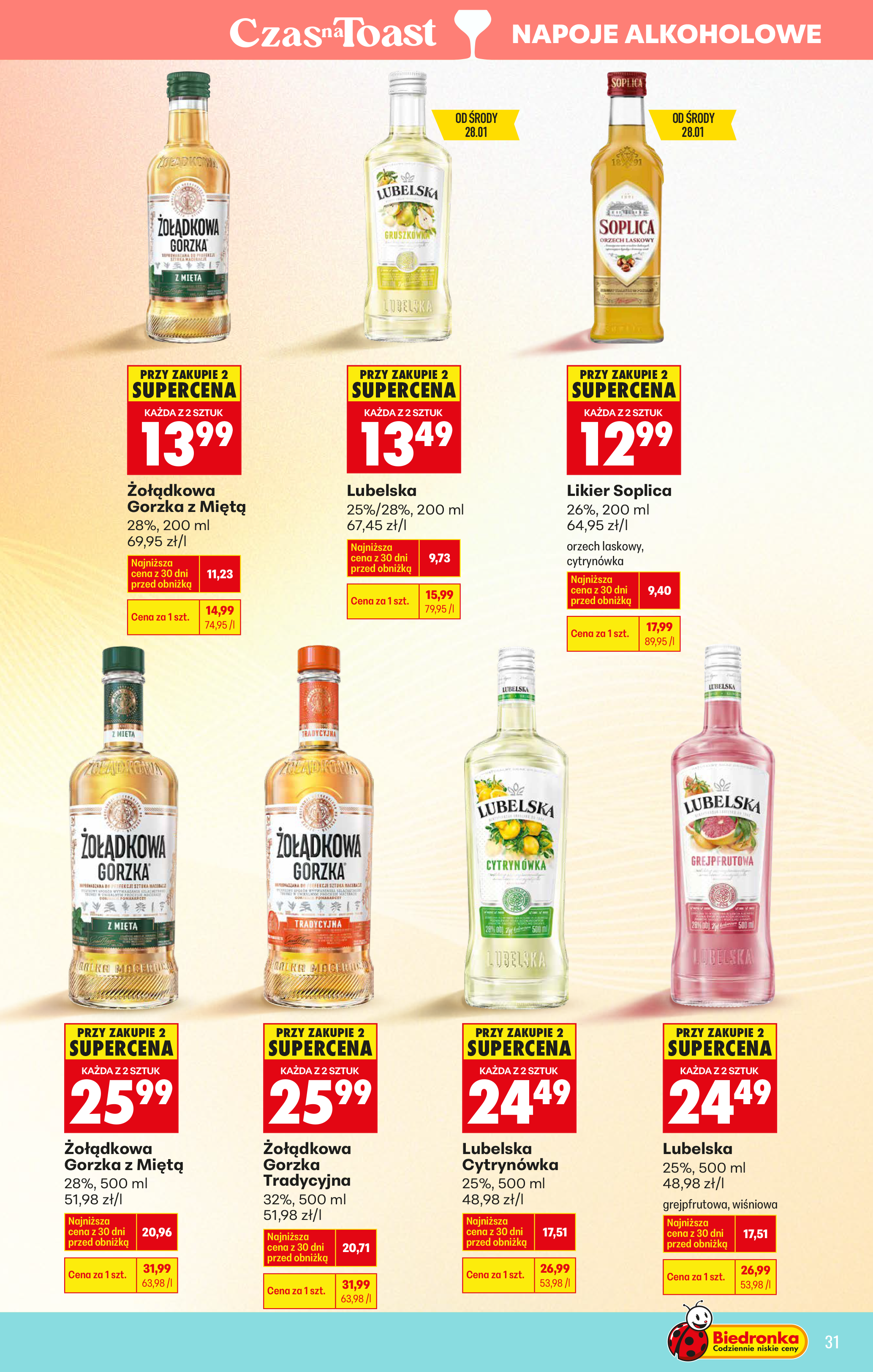 biedronka - Biedronka - Alkohole leták platný od 26.01. do 07.02. - page: 31