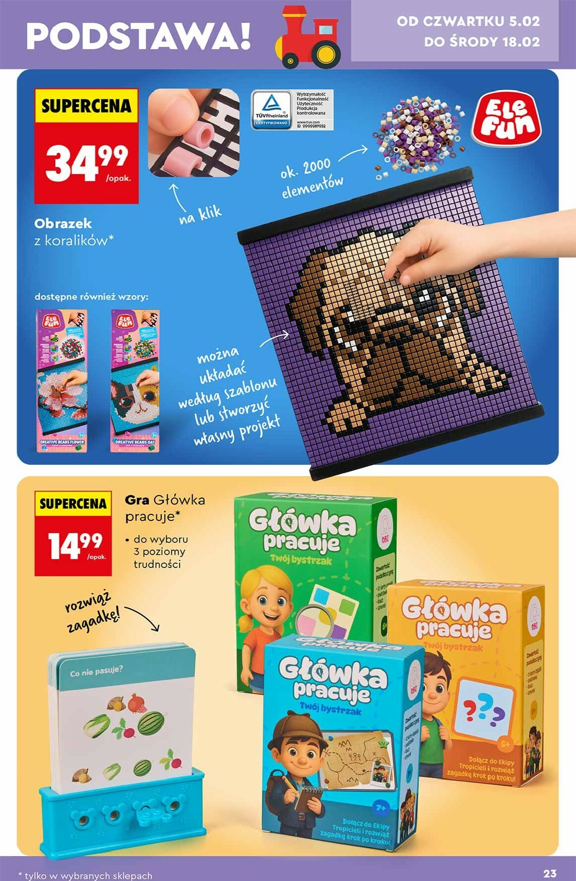 biedronka - Biedronka - Hity i inspiracje leták platný od soboty 31.01.2026 do středy 18.02.2026 - page: 23