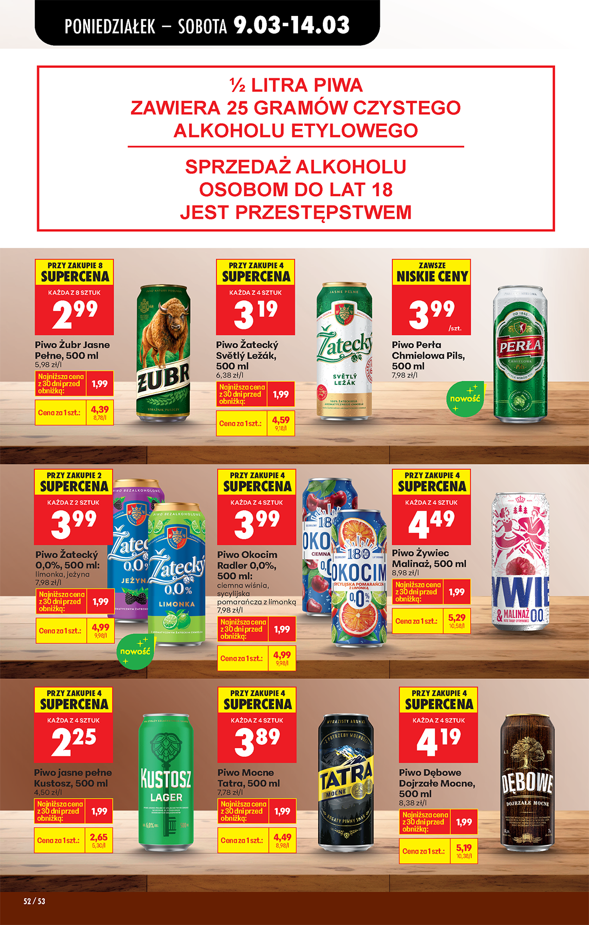 biedronka - Biedronka leták platný od pondělí 09.03.2026 do soboty 14.03.2026 - page: 62