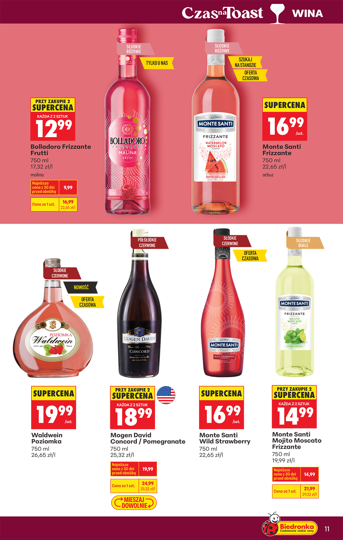 biedronka - Biedronka - Czas na toast leták platný od pondělí 09.03.2026 do soboty 21.03.2026 - page: 11