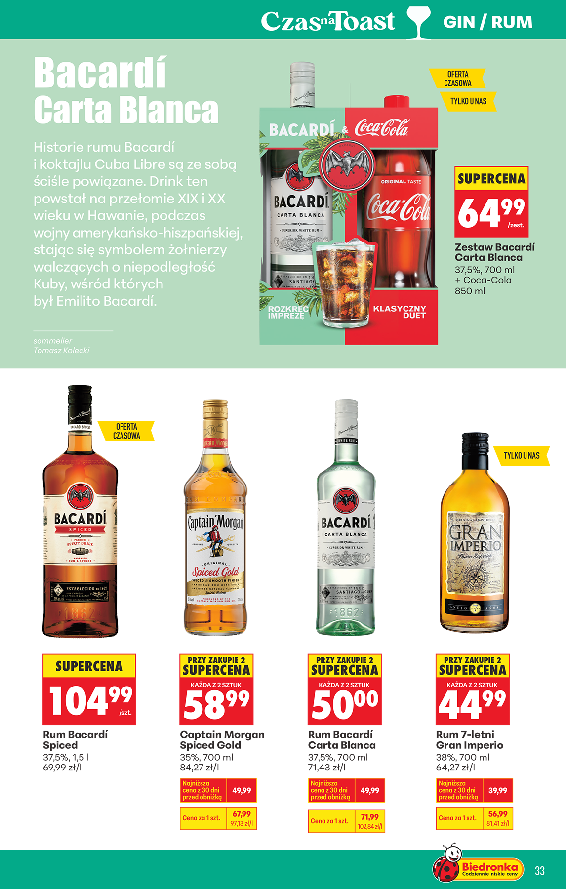 biedronka - Biedronka - Czas na toast leták platný od pondělí 09.03.2026 do soboty 21.03.2026 - page: 33