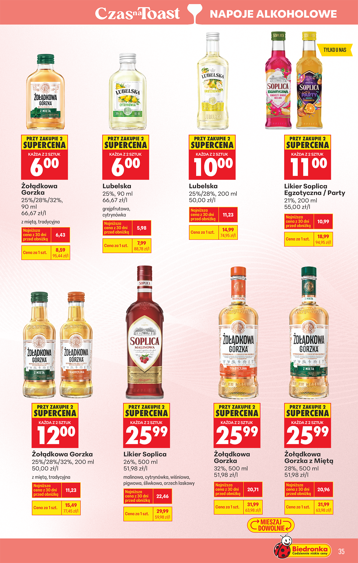 biedronka - Biedronka - Czas na toast leták platný od pondělí 09.03.2026 do soboty 21.03.2026 - page: 35