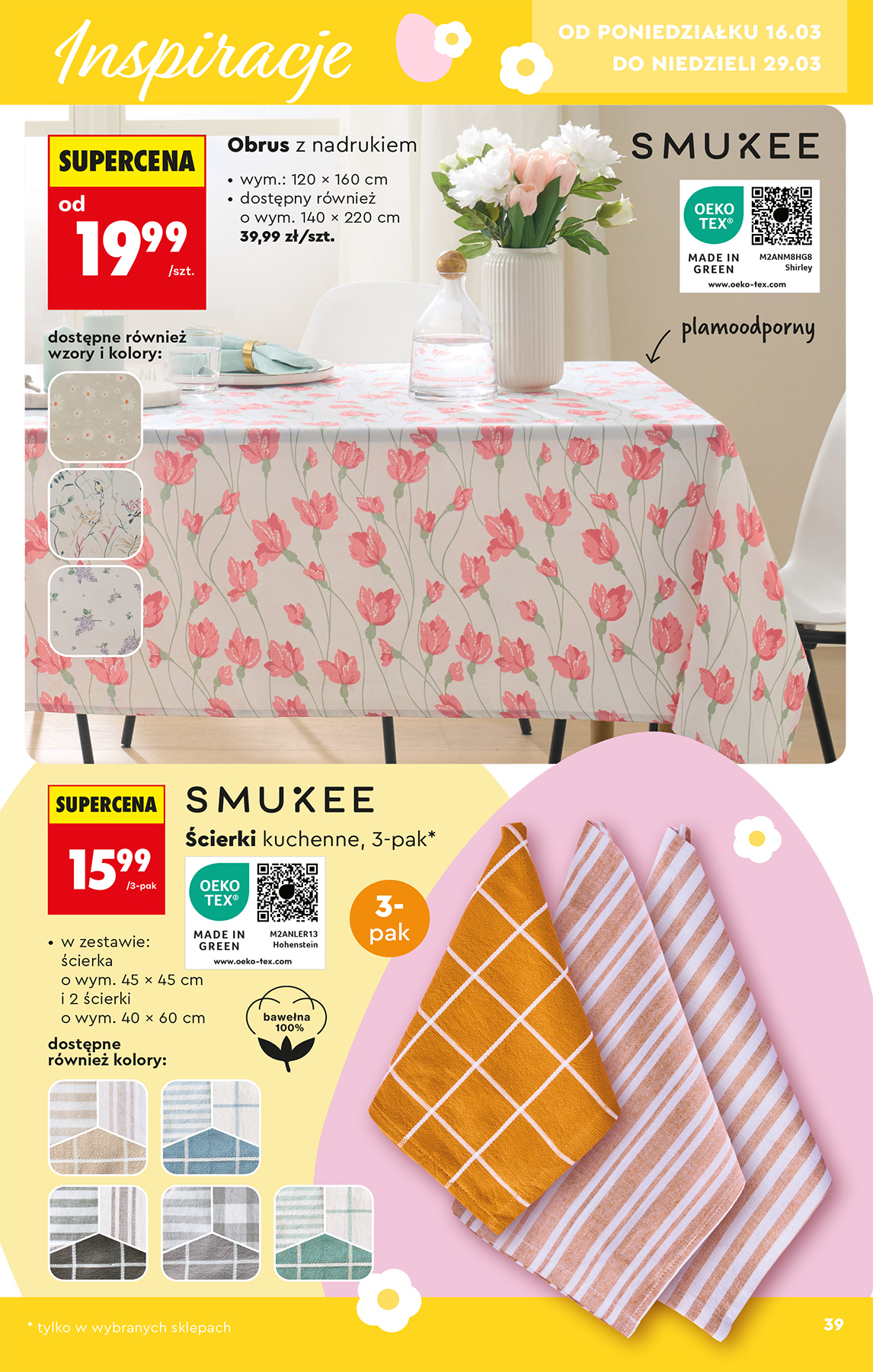 biedronka - Biedronka - Hity i inspiracje leták platný od soboty 14.03.2026 do neděle 29.03.2026 - page: 39