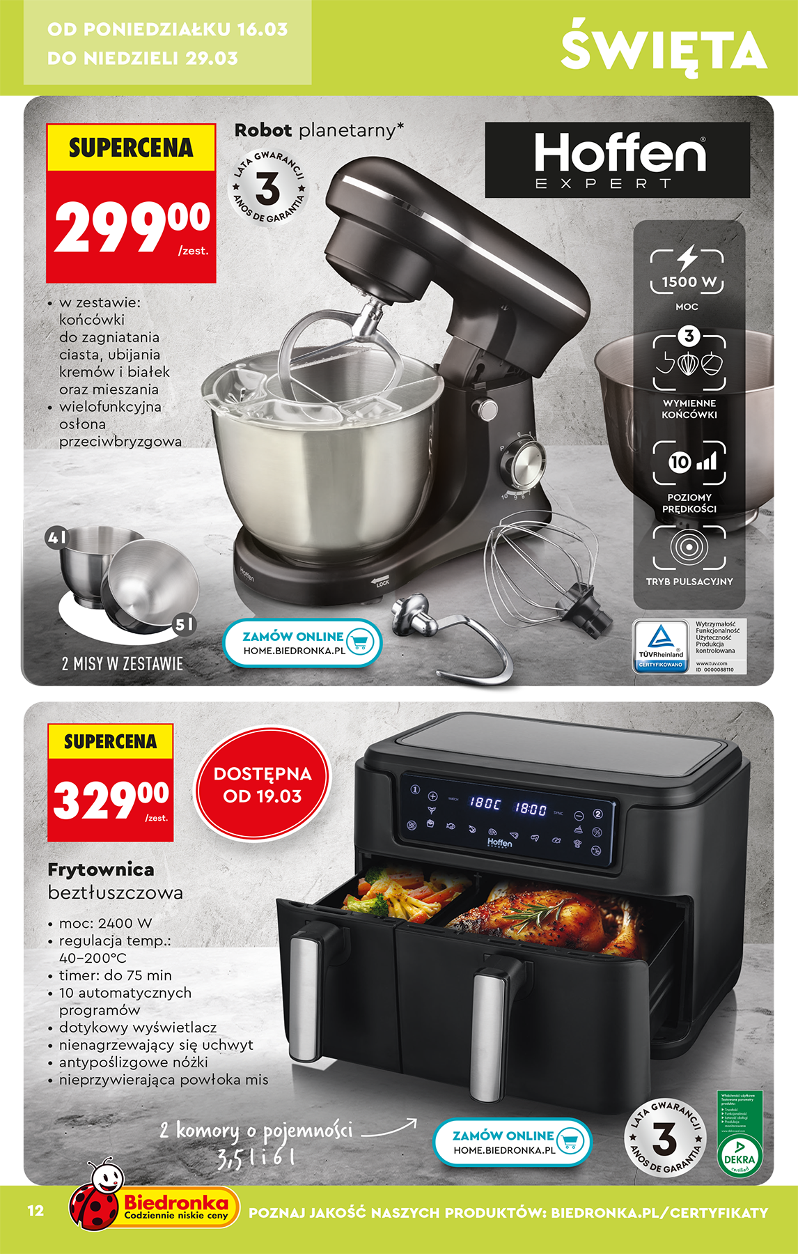 biedronka - Biedronka - Hity i inspiracje leták platný od soboty 14.03.2026 do neděle 29.03.2026 - page: 12