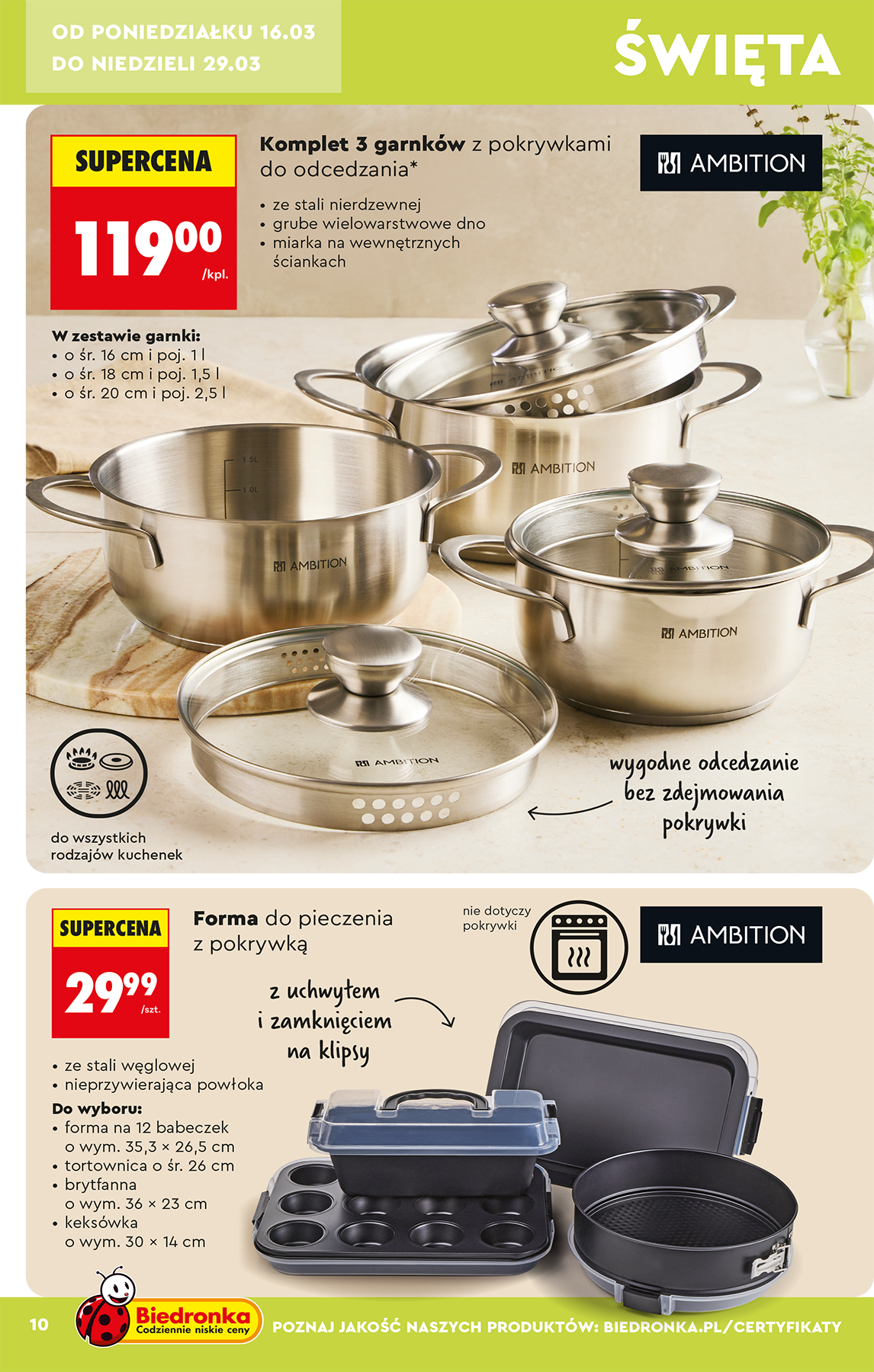 biedronka - Biedronka - Hity i inspiracje leták platný od soboty 14.03.2026 do neděle 29.03.2026 - page: 10
