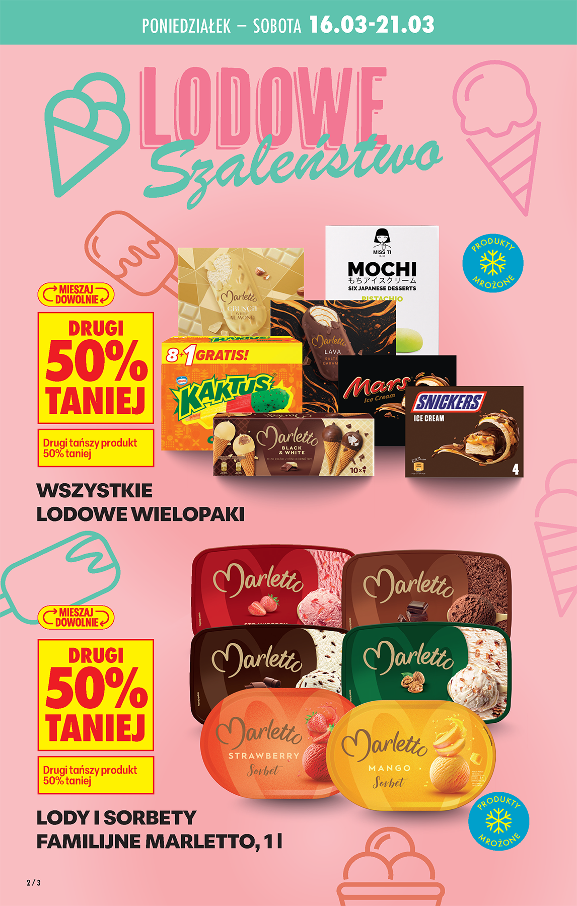 biedronka - Biedronka - Lodowe szalenstwo leták platný od pondělí 16.03.2026 do soboty 21.03.2026 - page: 2