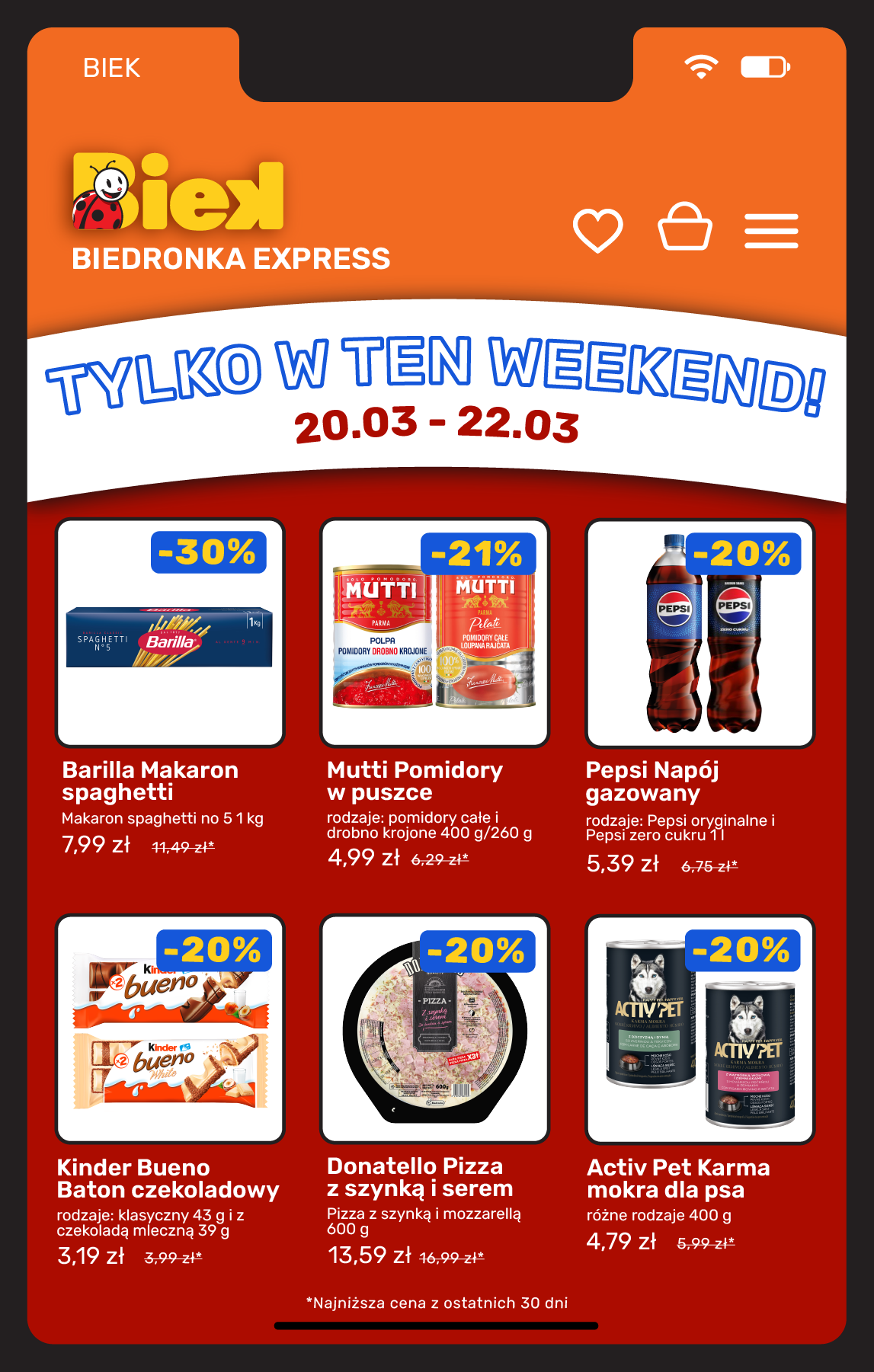 biedronka - Biedronka - Express leták platný od pátku 20.03.2026 do neděle 22.03.2026 - page: 3