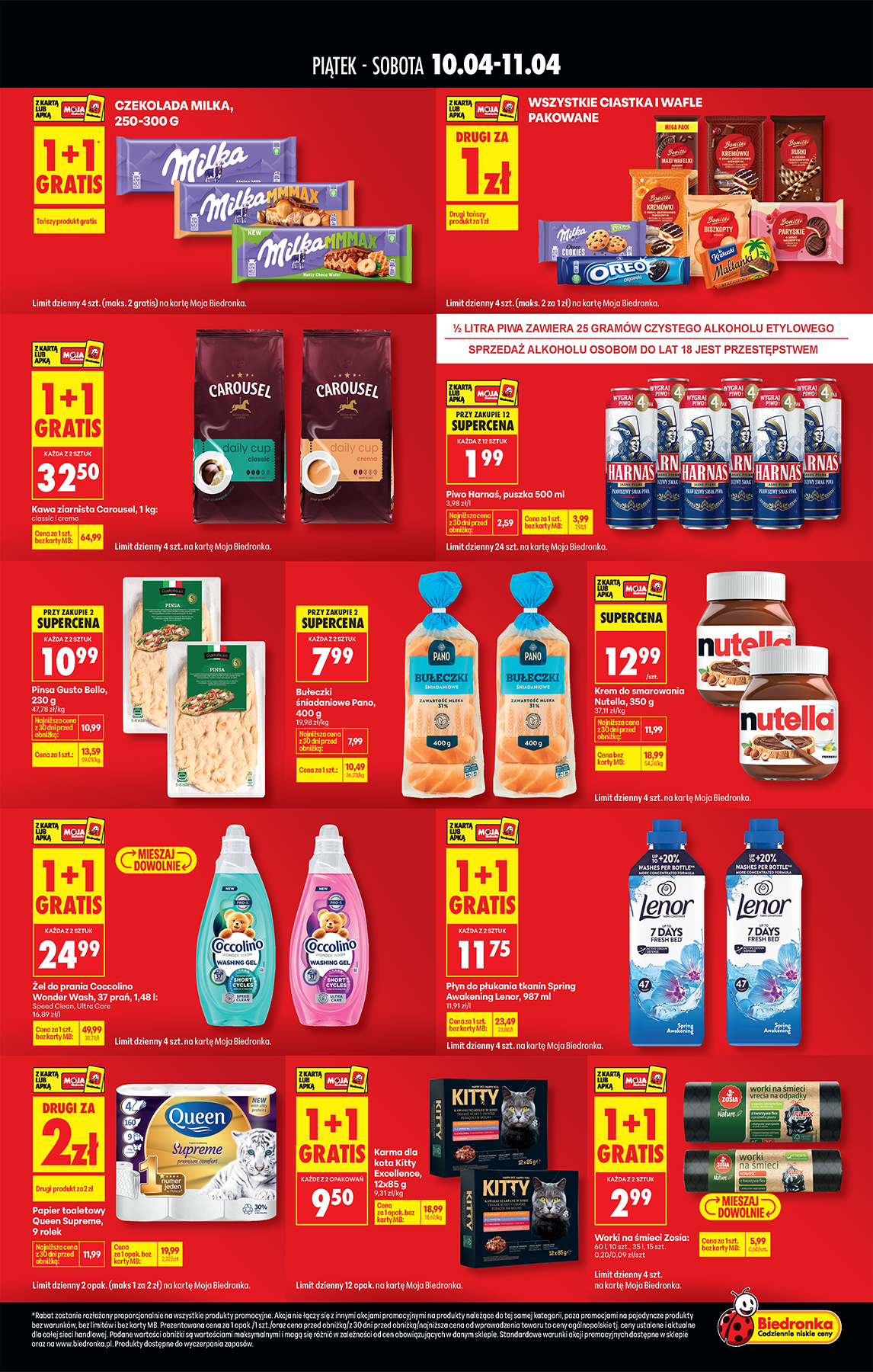 biedronka - Aktuální Biedronka - Tani weekend leták platný od pátku 10.04.2026 do soboty 11.04.2026 - page: 2