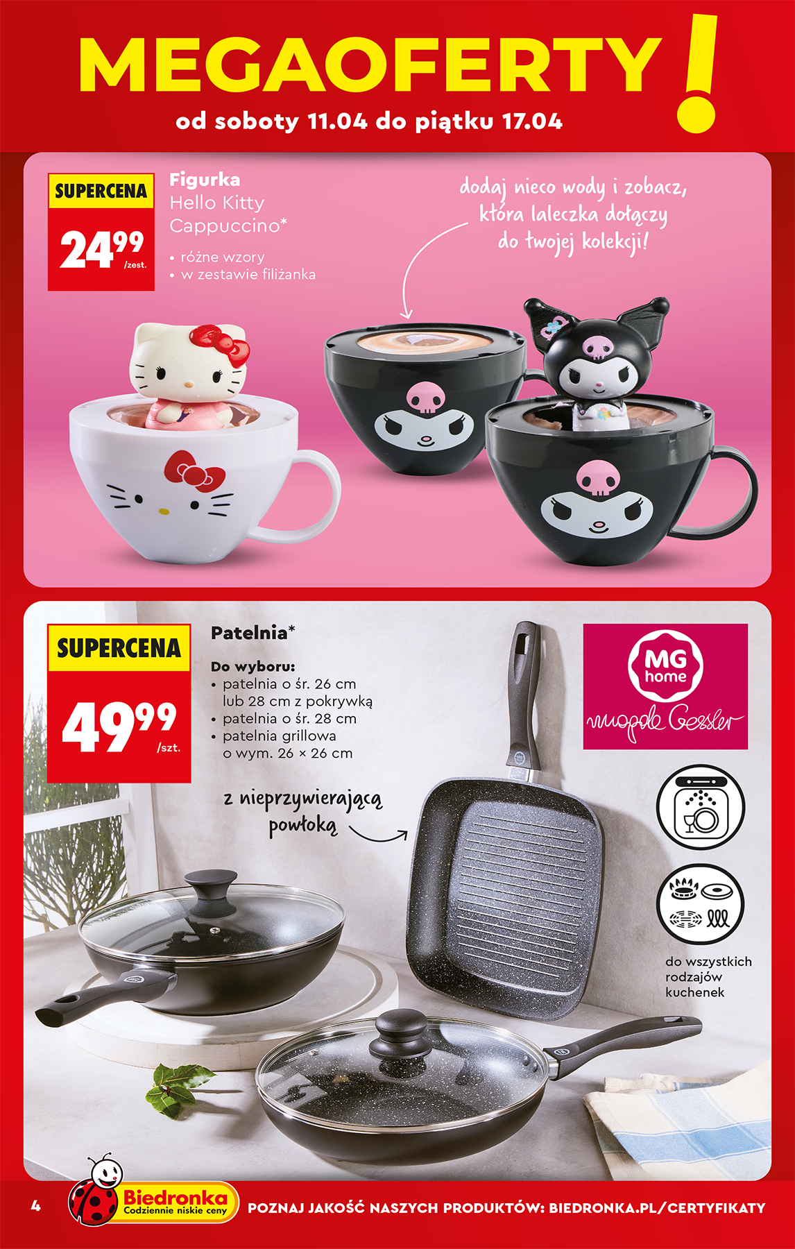 biedronka - Biedronka - Hity i inspiracje leták na příští týden od soboty 11.04.2026 do soboty 25.04.2026 - page: 4