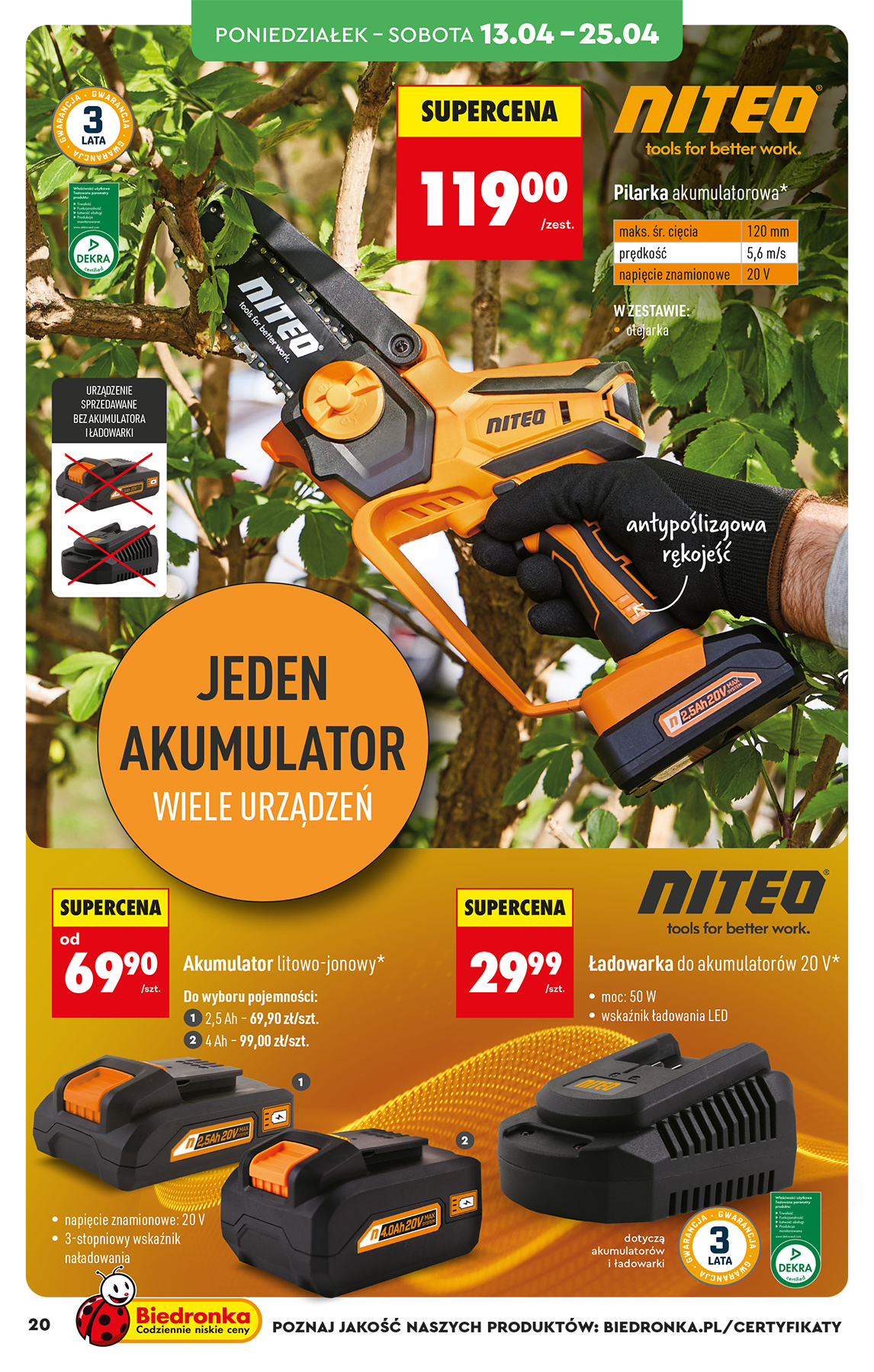 biedronka - Biedronka - Hity i inspiracje leták na příští týden od soboty 11.04.2026 do soboty 25.04.2026 - page: 20