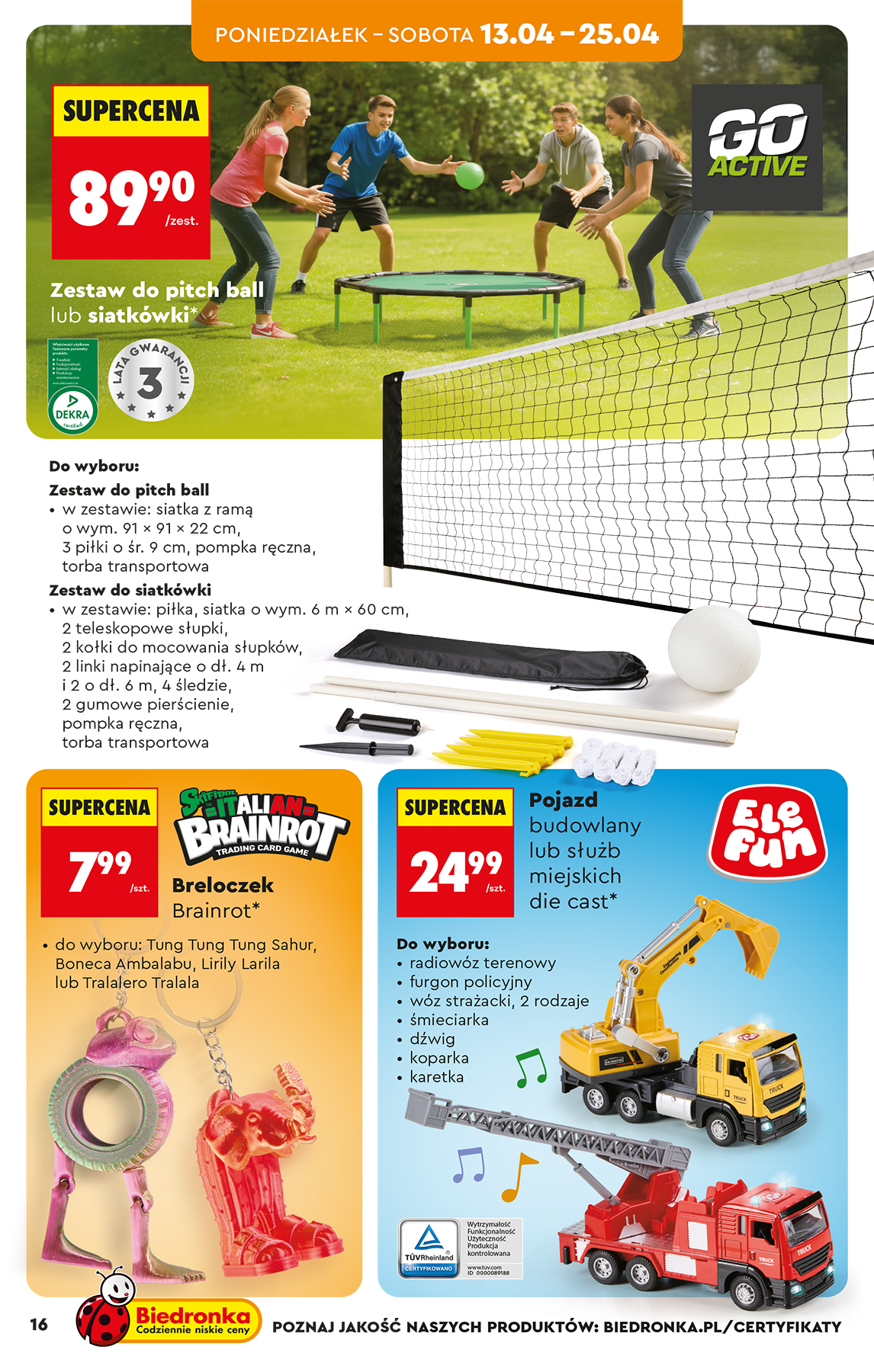 biedronka - Biedronka - Hity i inspiracje leták na příští týden od soboty 11.04.2026 do soboty 25.04.2026 - page: 16
