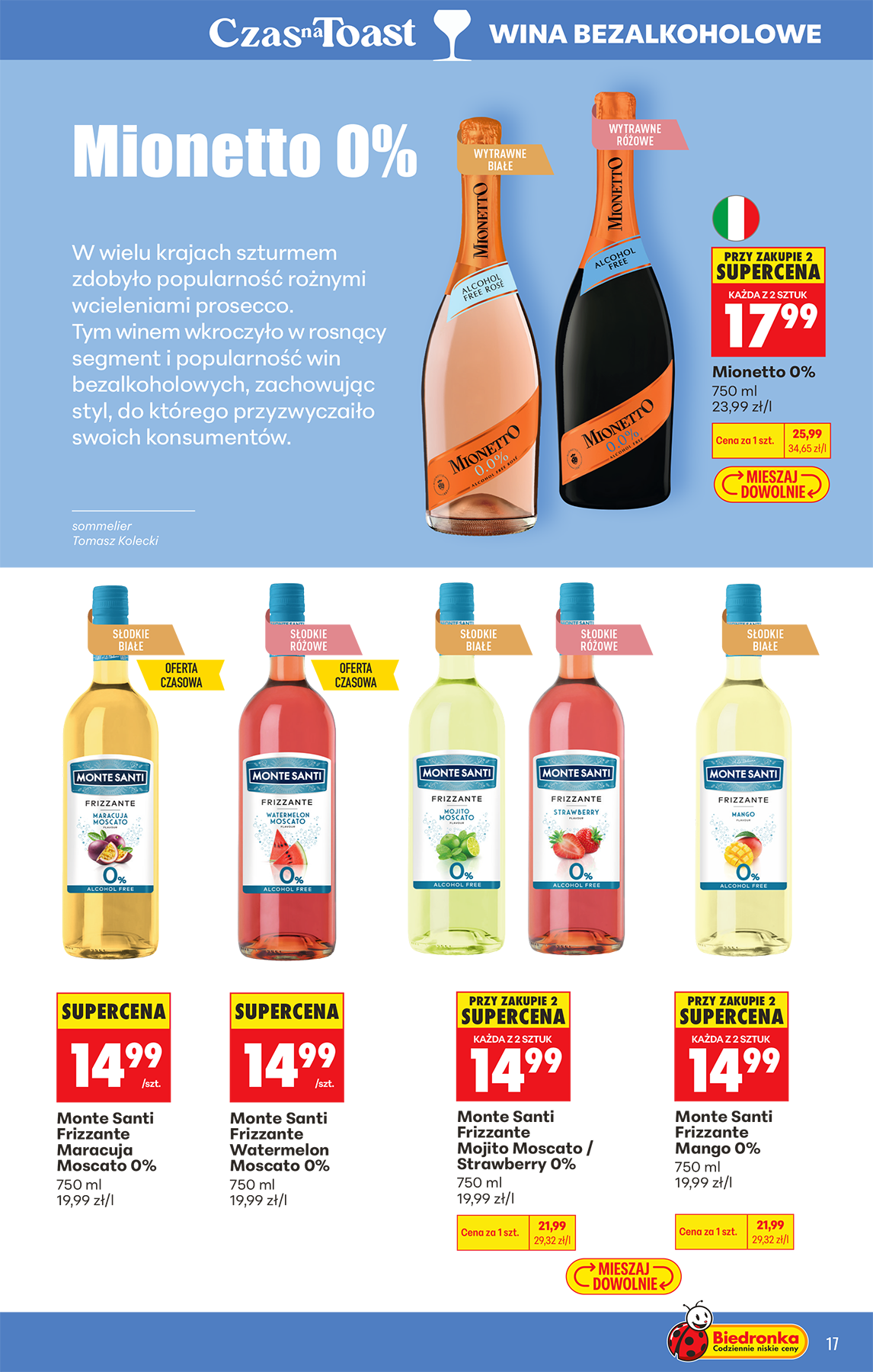 biedronka - Aktuální Biedronka - Alkohole leták platný od pondělí 20.04.2026 do soboty 02.05.2026 - page: 17