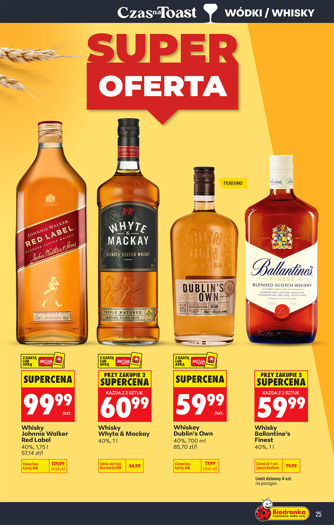 biedronka - Aktuální Biedronka - Alkohole leták platný od pondělí 20.04.2026 do soboty 02.05.2026 - page: 25