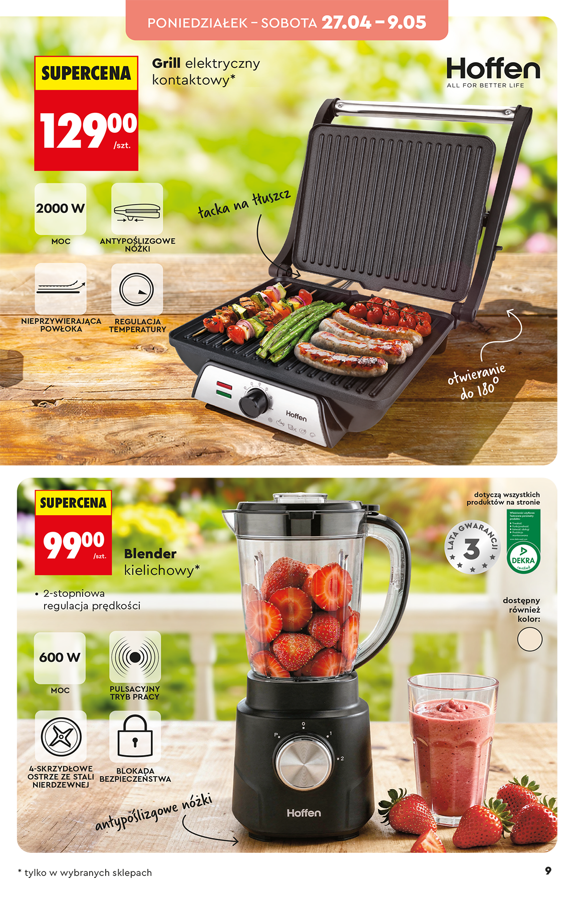 biedronka - Biedronka - Hity i inspiracje leták na příští týden od neděle 26.04.2026 do soboty 09.05.2026 - page: 9