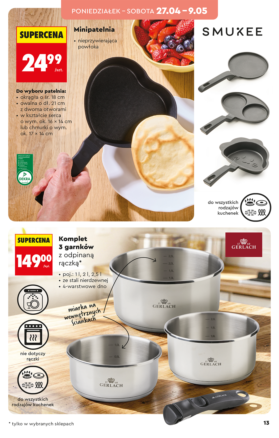 biedronka - Biedronka - Hity i inspiracje leták na příští týden od neděle 26.04.2026 do soboty 09.05.2026 - page: 13