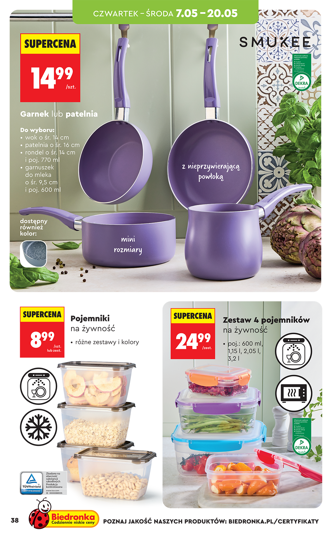 biedronka - Biedronka - Hity i inspiracje leták na příští týden od pondělí 04.05.2026 do středy 20.05.2026 - page: 38