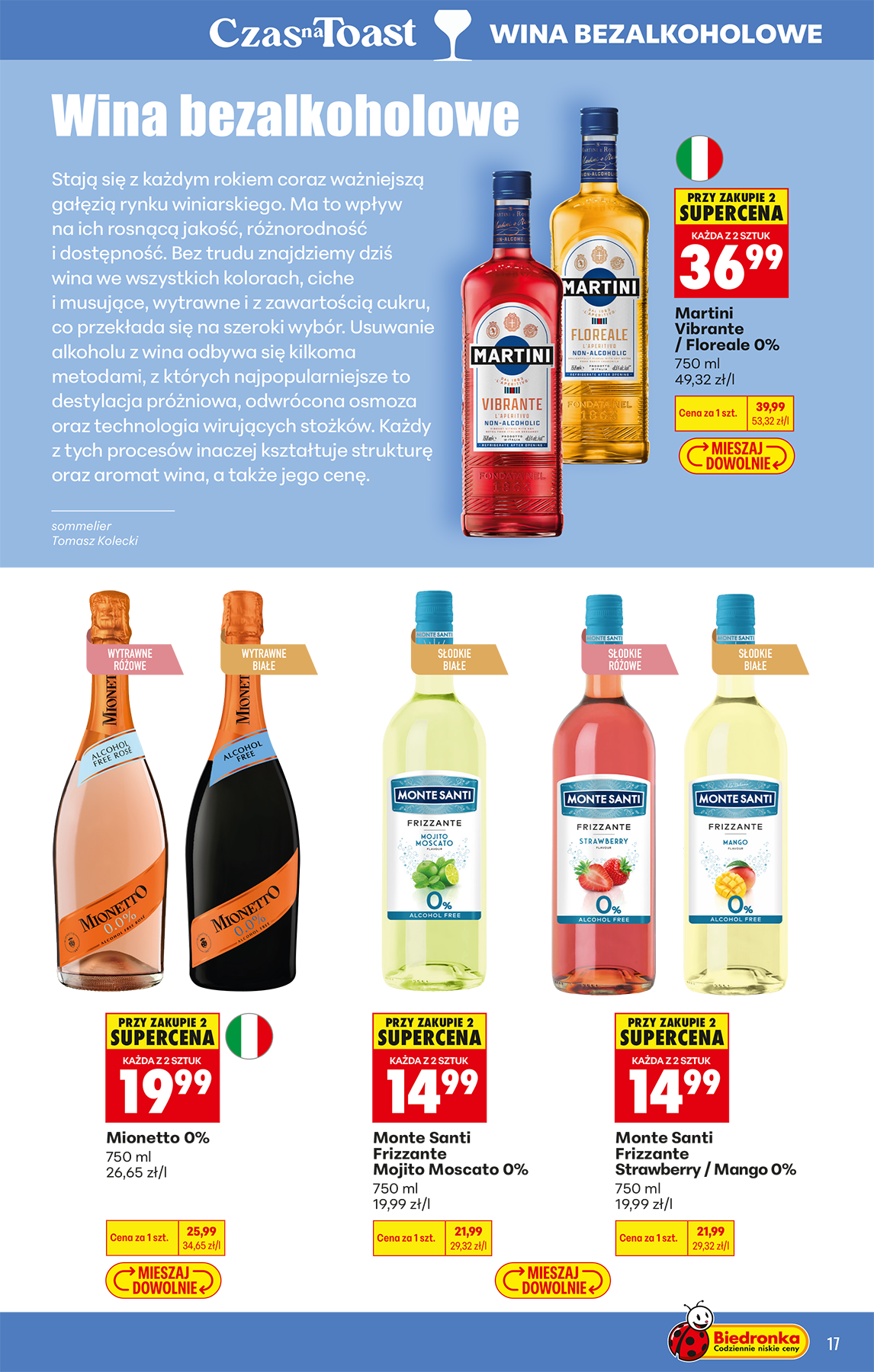 biedronka - Aktuální Biedronka - Alkohole leták platný od pondělí 04.05.2026 do soboty 16.05.2026 - page: 17