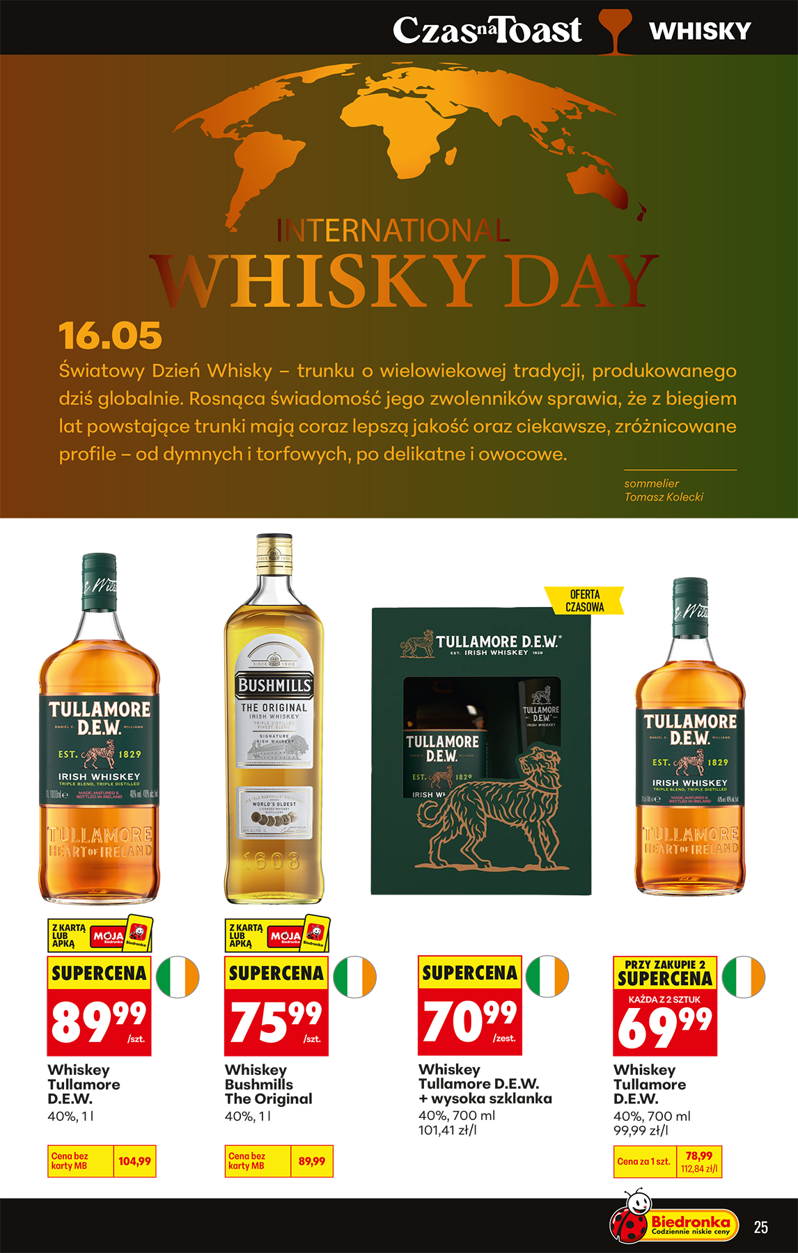 biedronka - Aktuální Biedronka - Alkohole leták platný od pondělí 04.05.2026 do soboty 16.05.2026 - page: 25