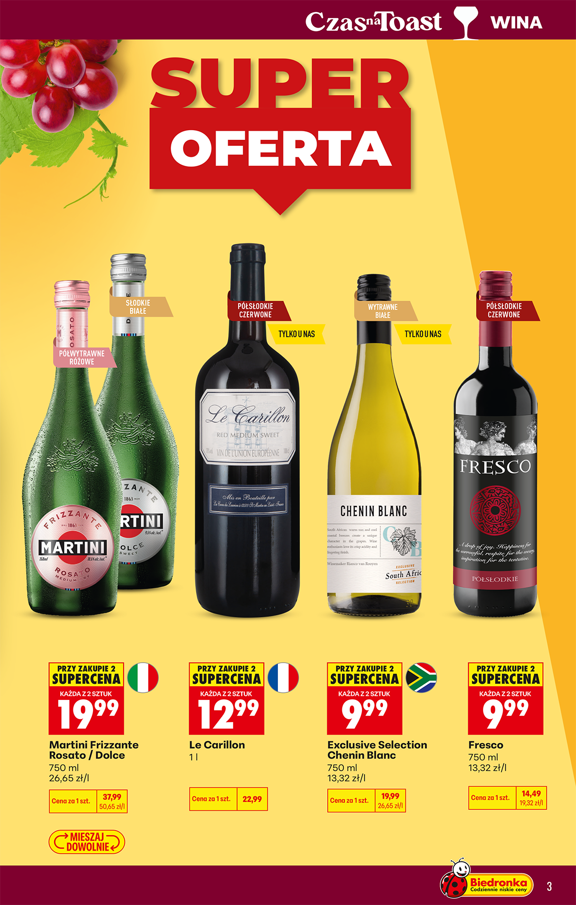 biedronka - Aktuální Biedronka - Alkohole leták platný od pondělí 04.05.2026 do soboty 16.05.2026 - page: 3
