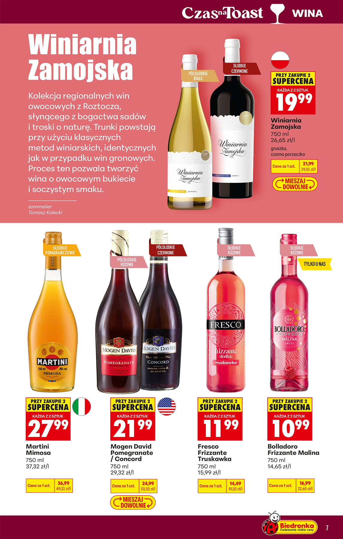 biedronka - Aktuální Biedronka - Alkohole leták platný od pondělí 04.05.2026 do soboty 16.05.2026 - page: 7