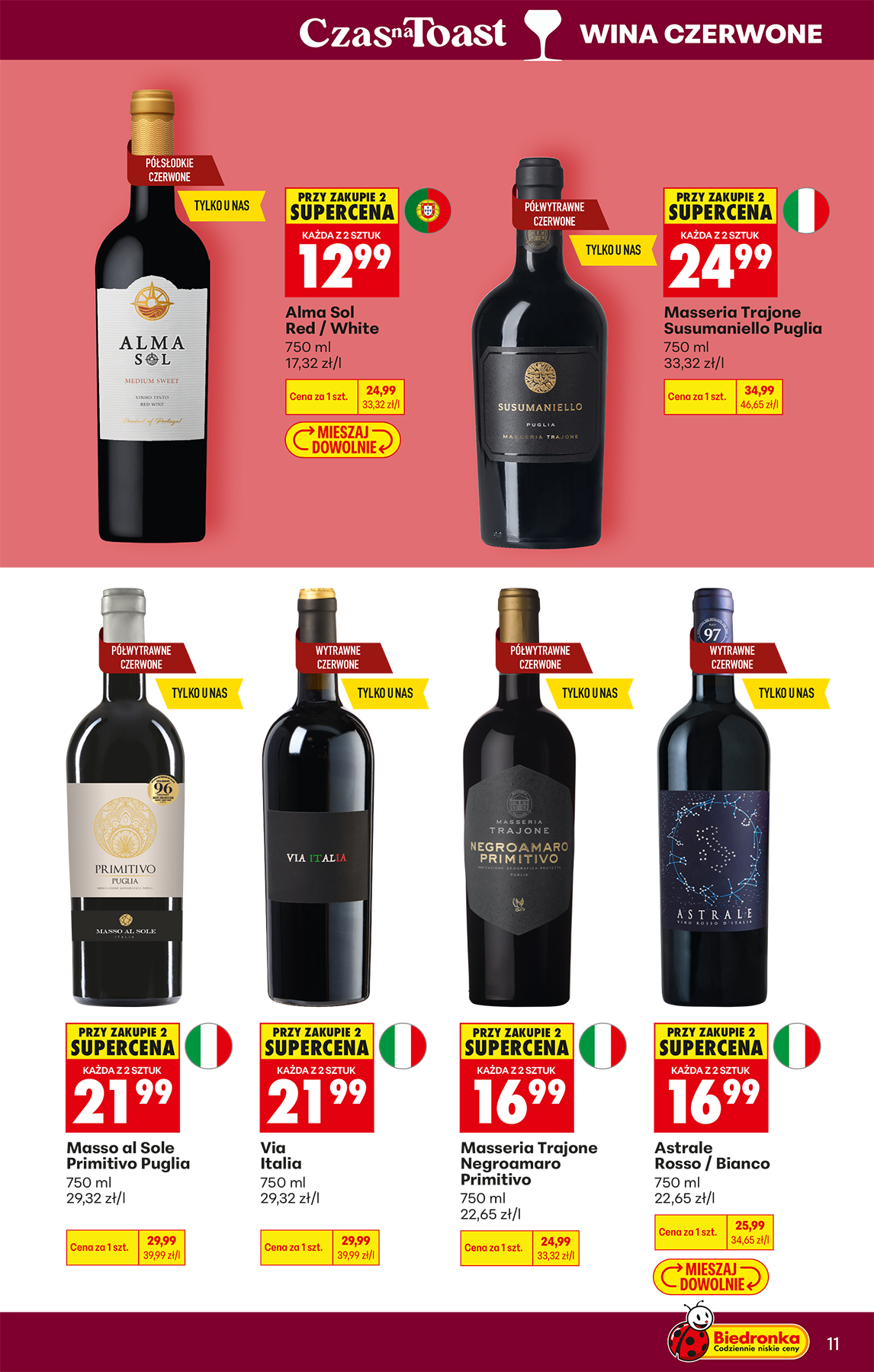 biedronka - Aktuální Biedronka - Alkohole leták platný od pondělí 04.05.2026 do soboty 16.05.2026 - page: 11