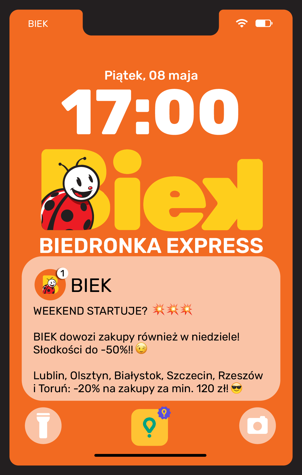 biedronka - Aktuální Biedronka - Express leták platný od pátku 08.05.2026 do neděle 10.05.2026