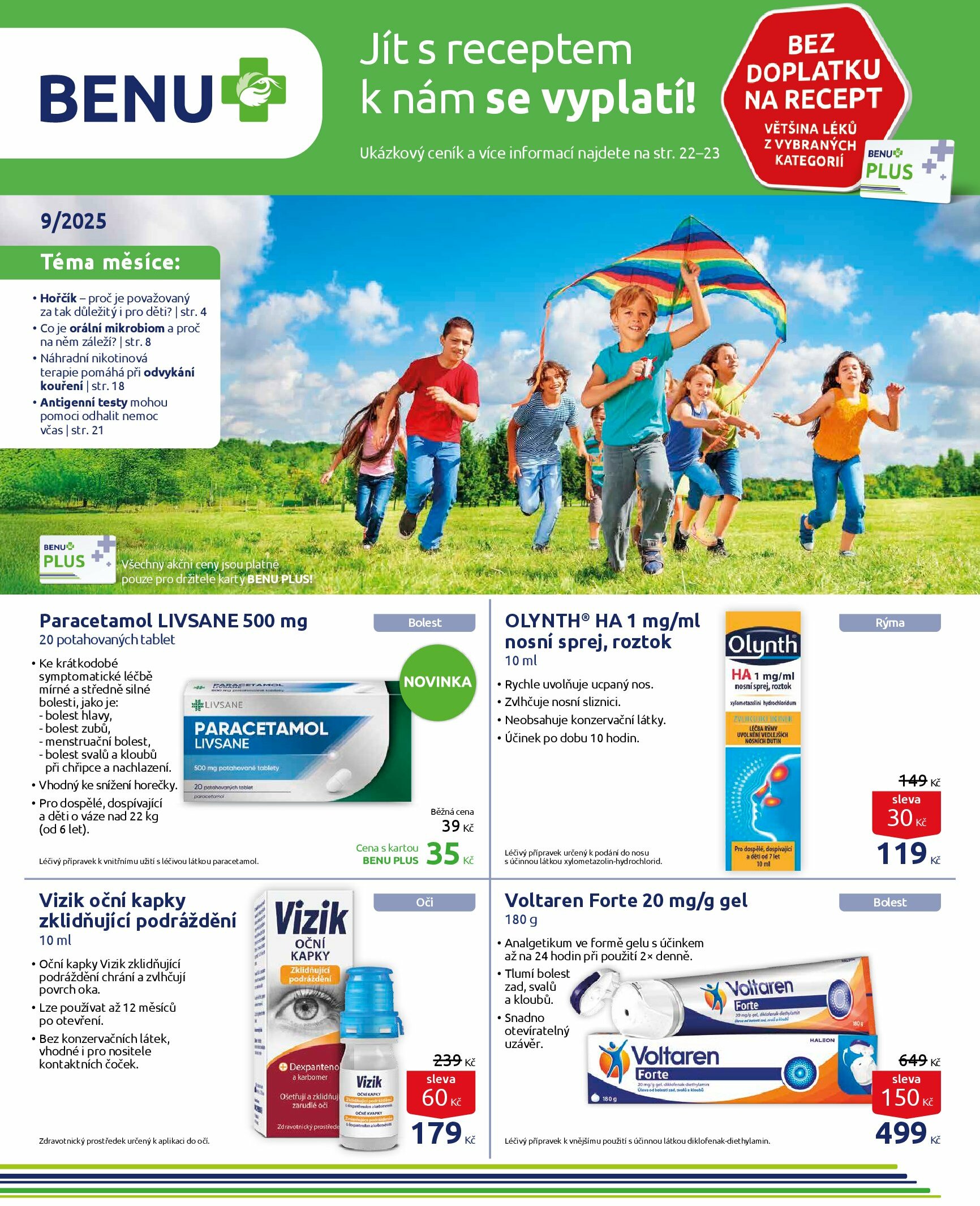 benu - Leták BENU Lékárna od 01.09. do 30.09.
