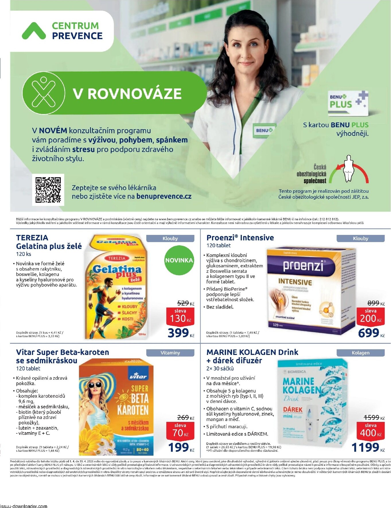 benu - BENU Lékárna leták platný od středy 01.04.2026 do čtvrtka 30.04.2026 - page: 22