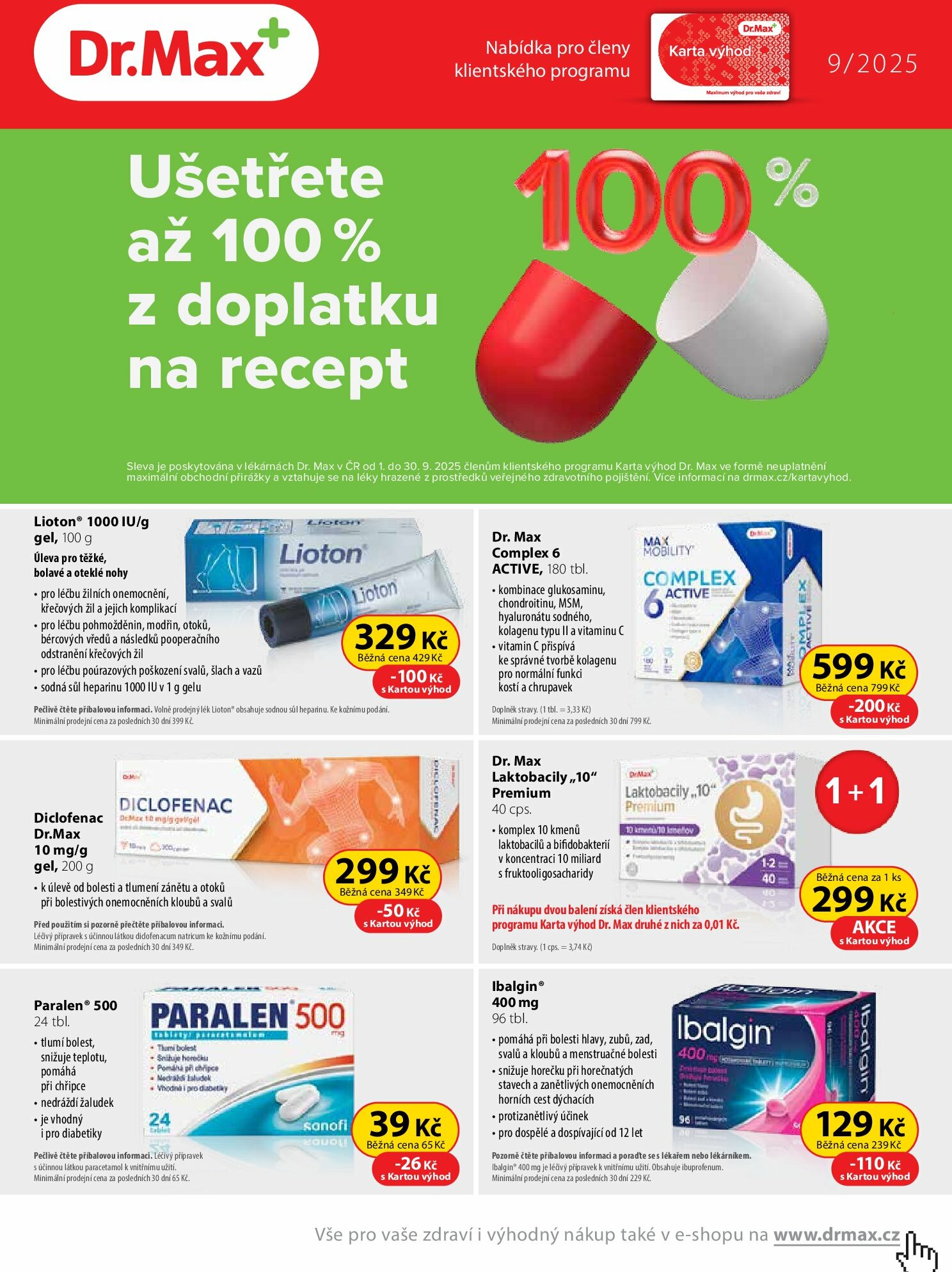 dr-max - Leták Dr. Max od 01.09. do 30.09.