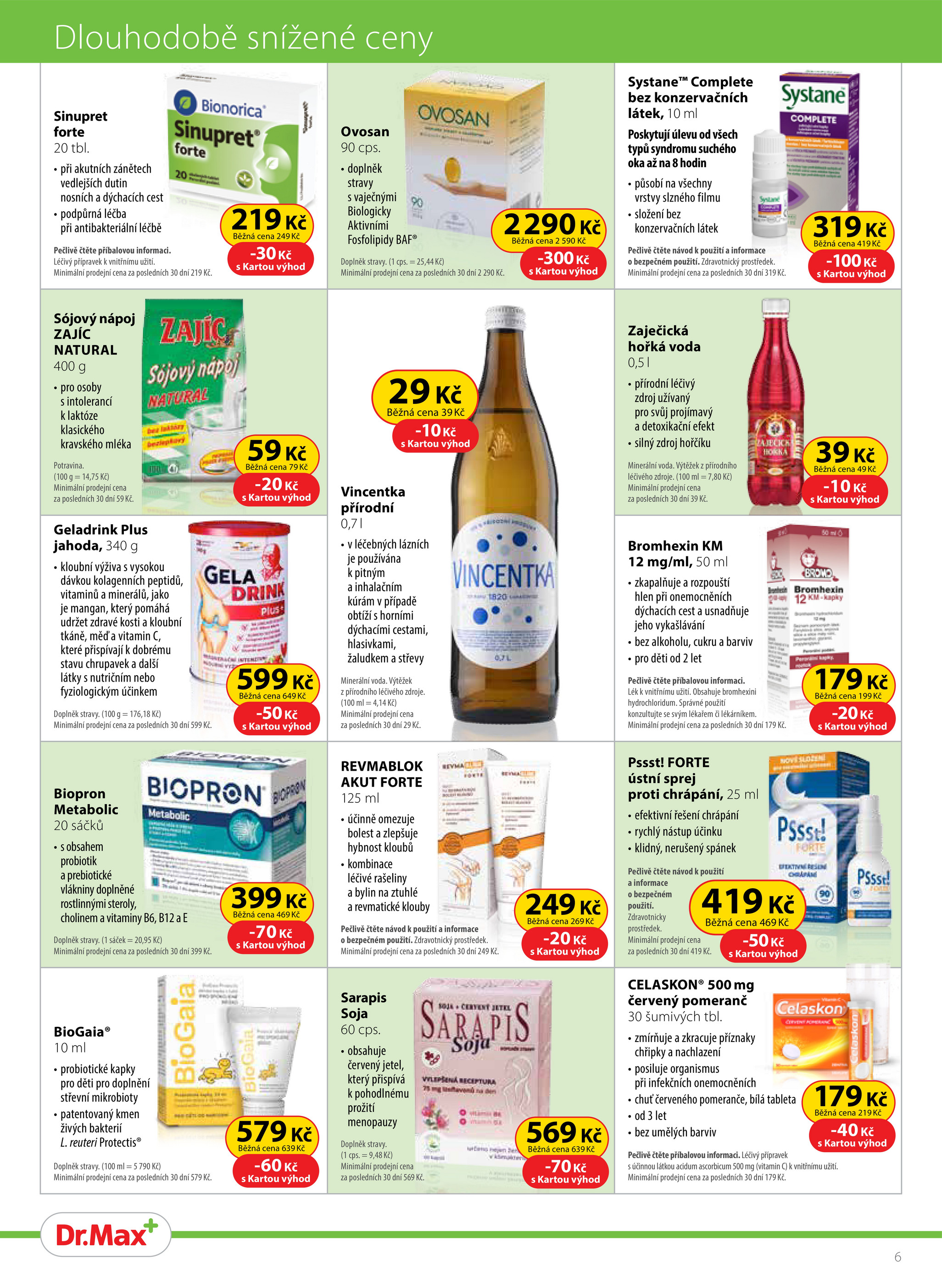 dr-max - Aktuální leták Dr. Max od 01.11. do 30.11. - page: 6