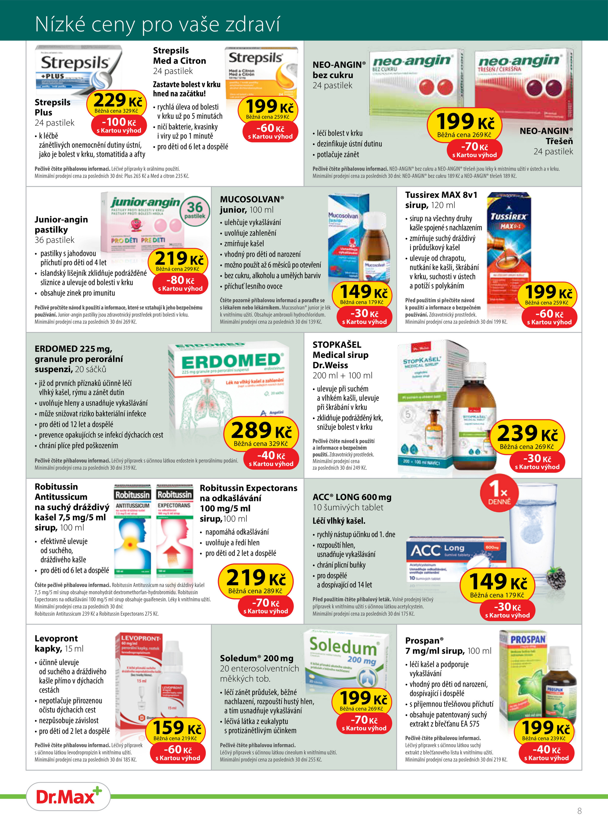 dr-max - Aktuální leták Dr. Max od 01.12. do 31.12. - page: 8