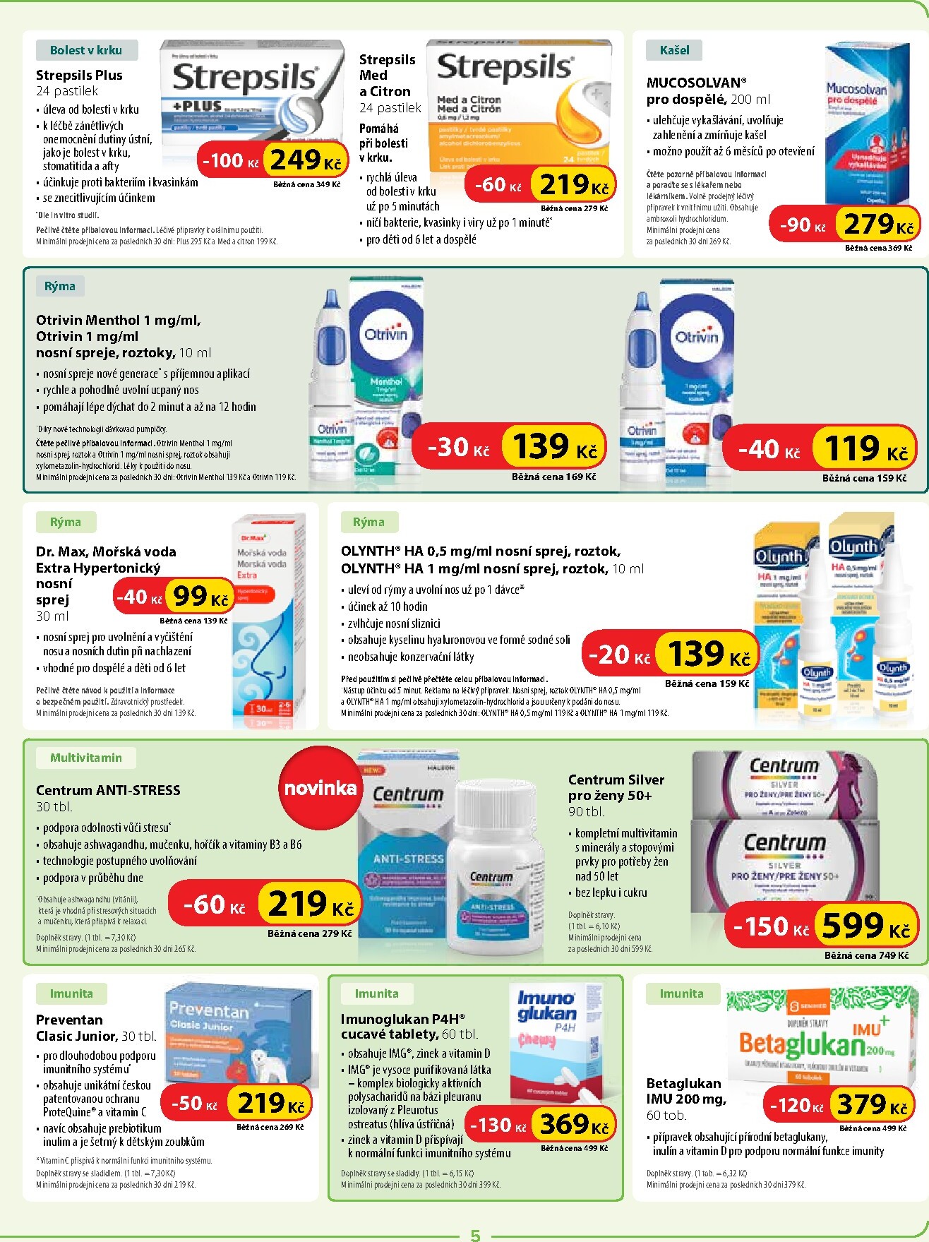 dr-max - Dr. Max leták platný od neděle 01.03.2026 do úterý 31.03.2026 - page: 5