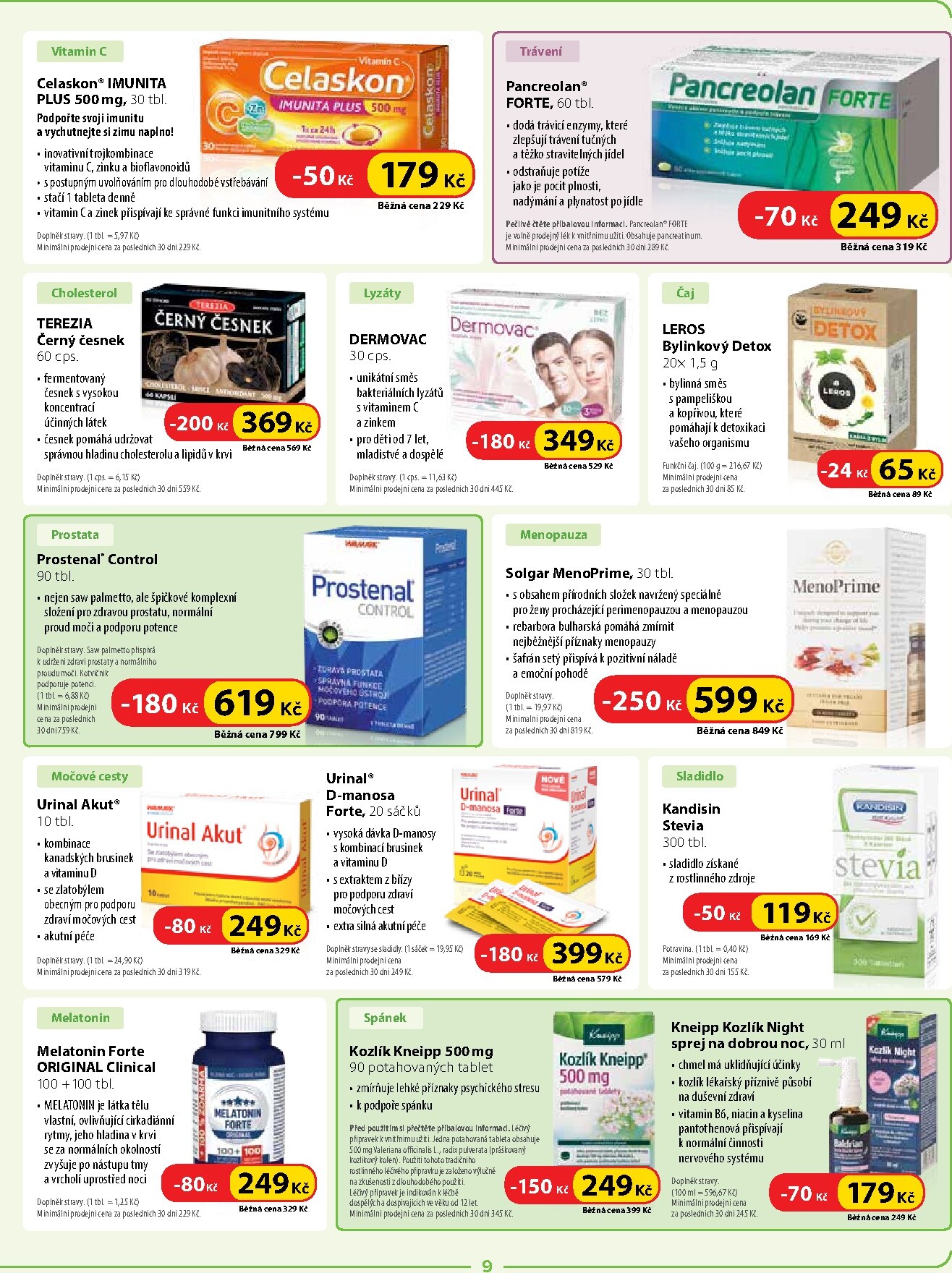 dr-max - Dr. Max leták platný od neděle 01.03.2026 do úterý 31.03.2026 - page: 9