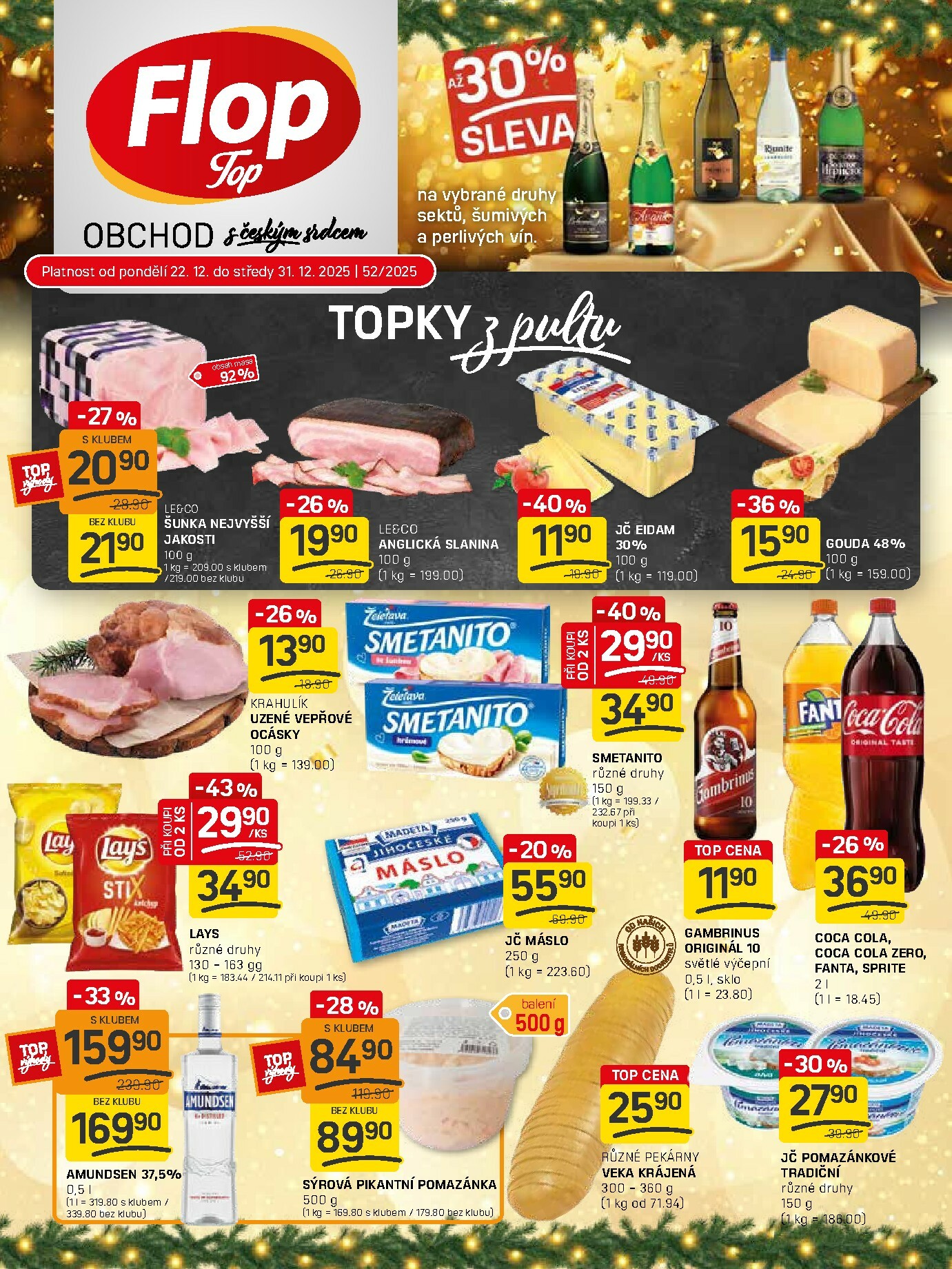 flop - Aktuální leták Flop Top od 22.12. do 31.12.