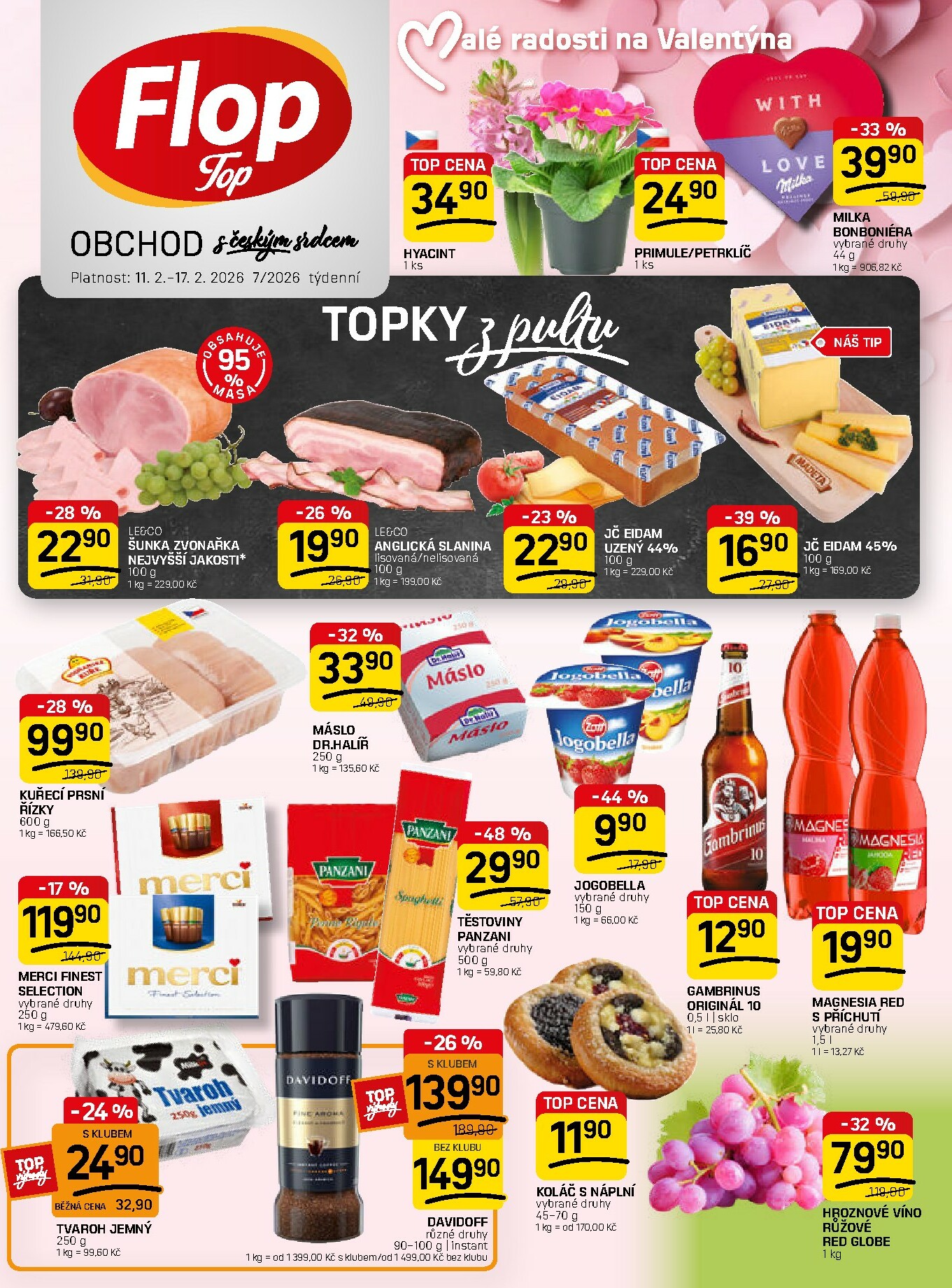 flop - Flop Top leták platný od středy 11.02.2026 do úterý 17.02.2026