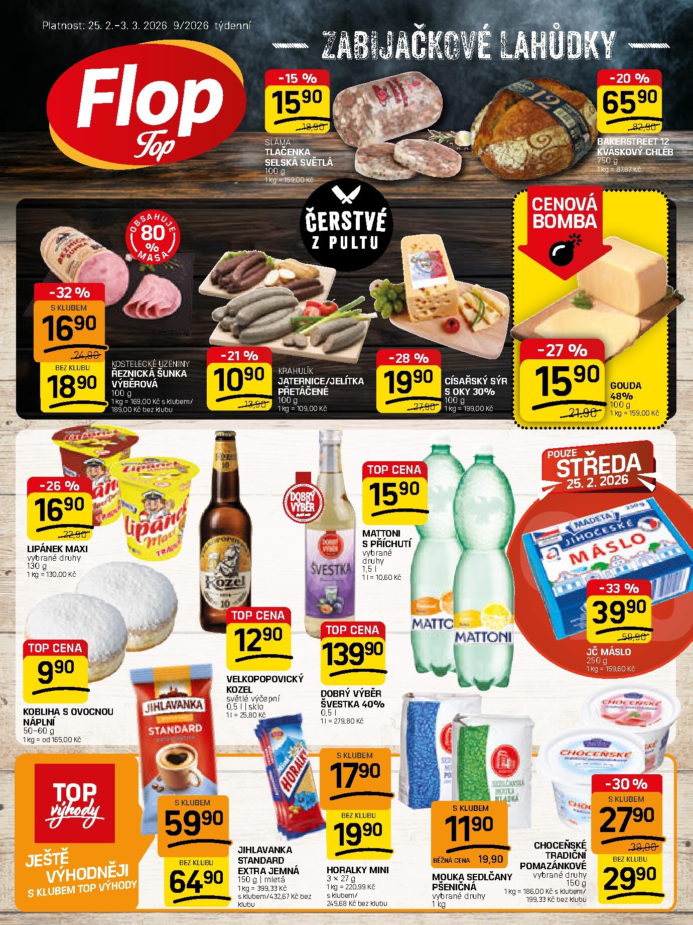flop - Flop Top leták platný od středy 25.02.2026 do úterý 03.03.2026