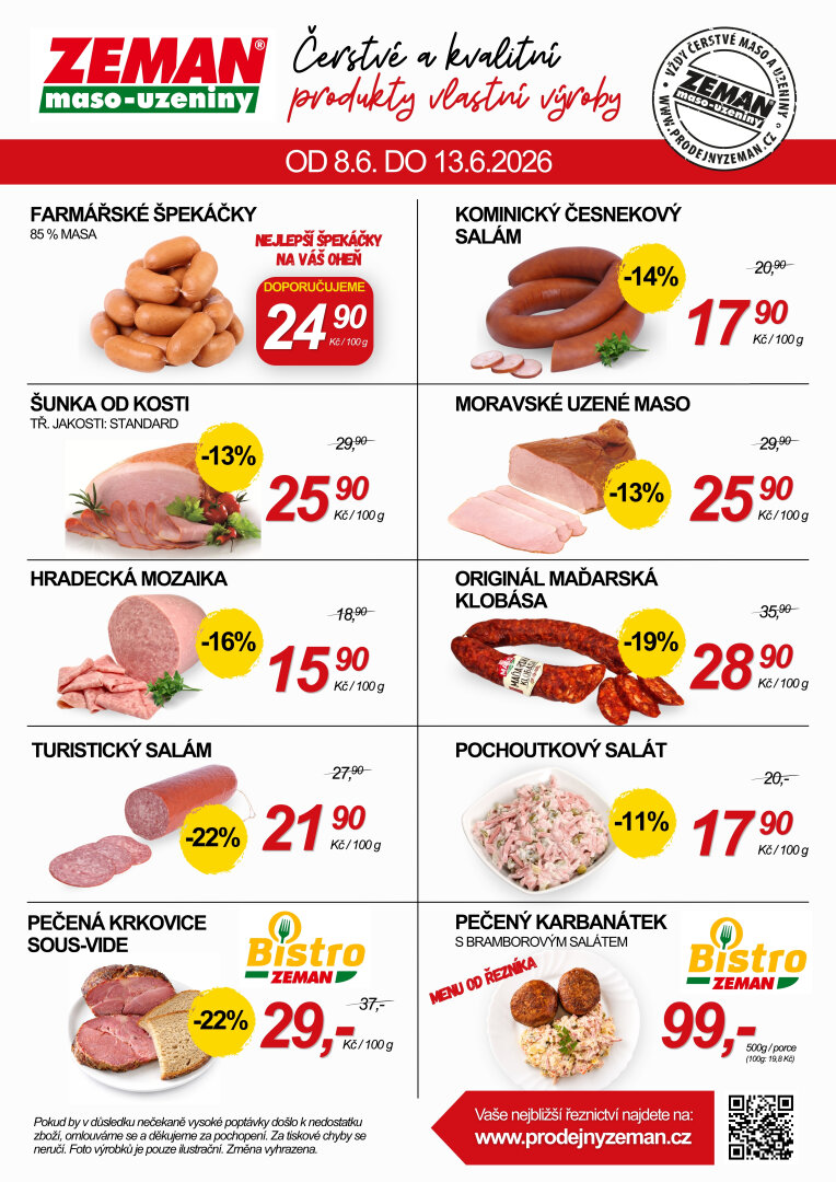 prodejny-zeman - Aktuální Prodejny Zeman leták platný od pondělí 08.06.2026 do soboty 13.06.2026 - page: 2